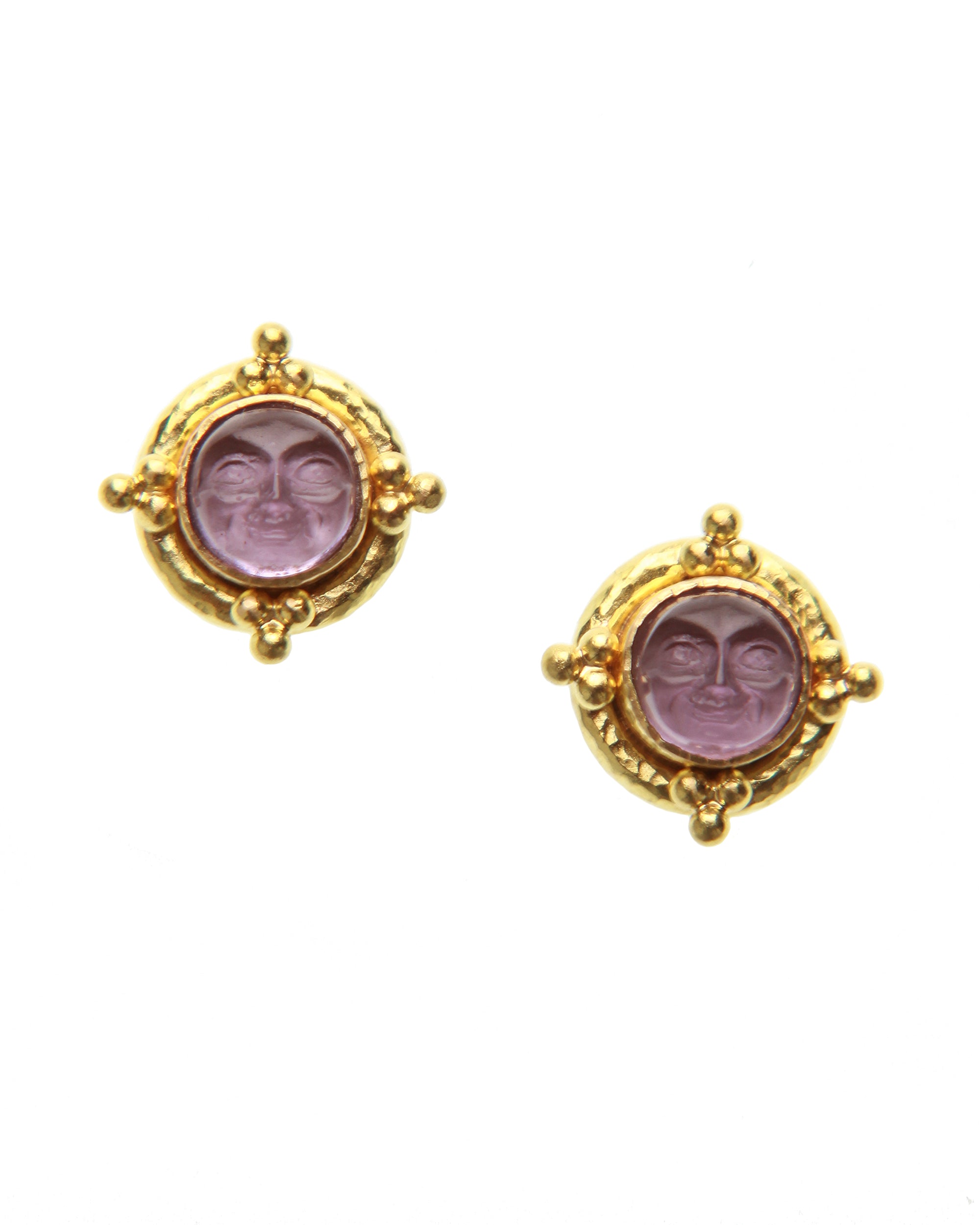 Mulberry 'Man-in-the-Moon' Stud Earrings