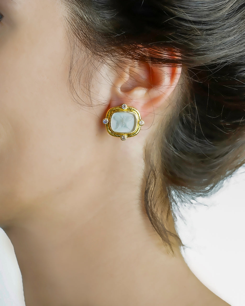 Crystal 'Butterfly' Earrings