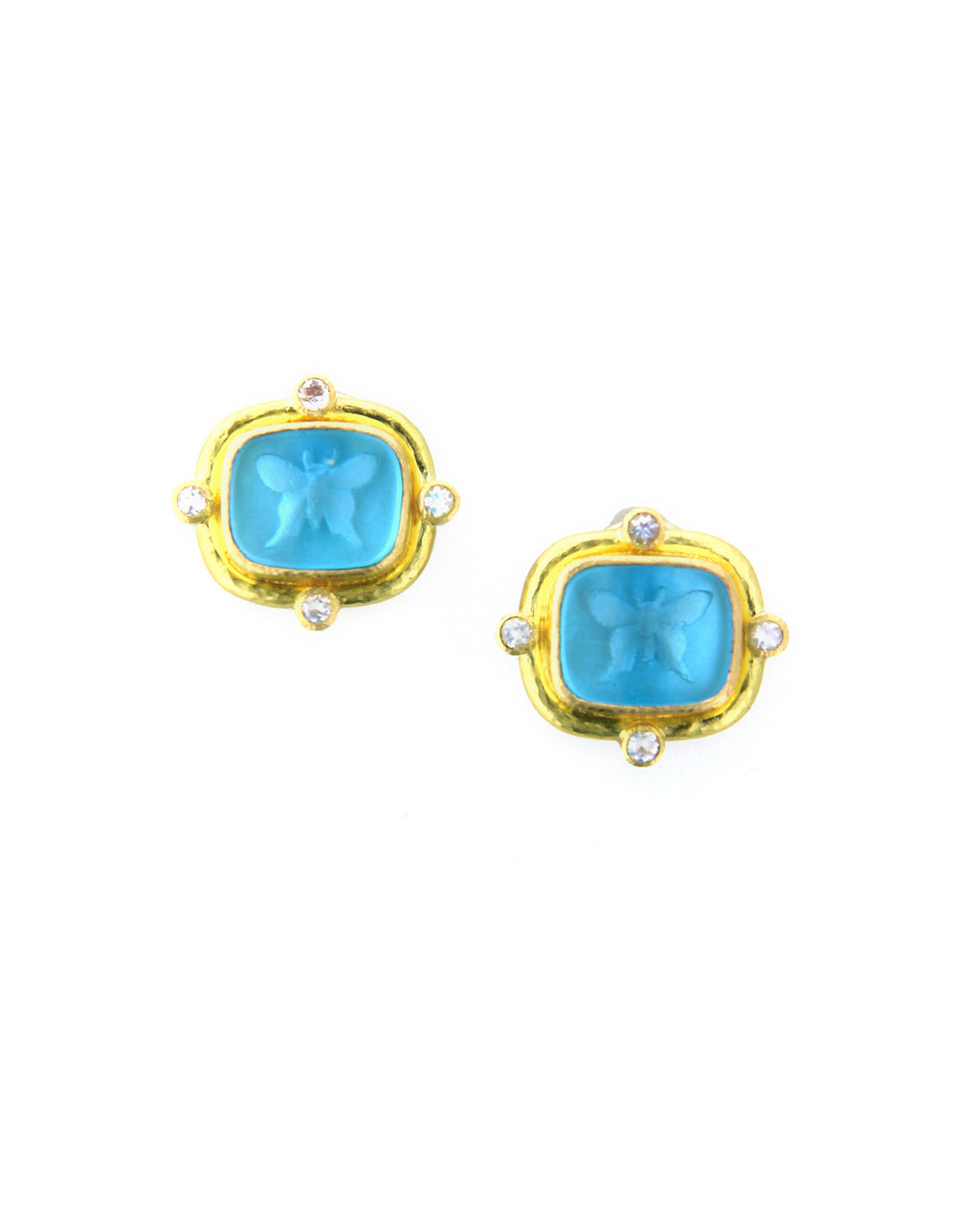 Swimming Pool 'Butterfly' Earrings