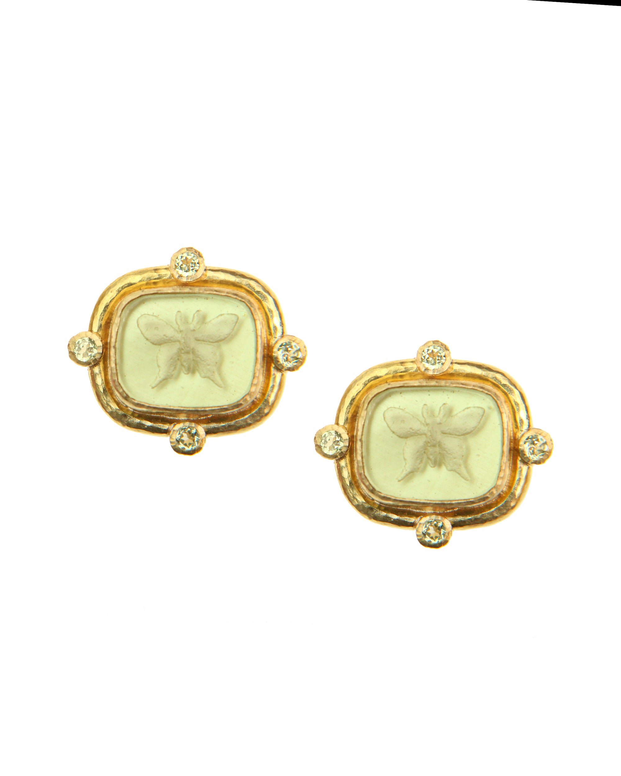 Lime 'Butterfly' Earrings