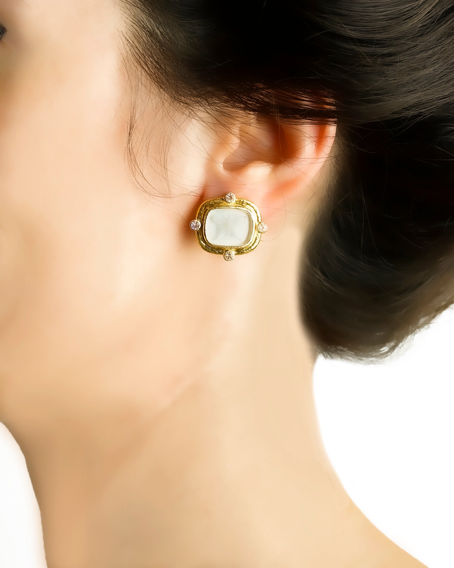 Lime 'Butterfly' Earrings