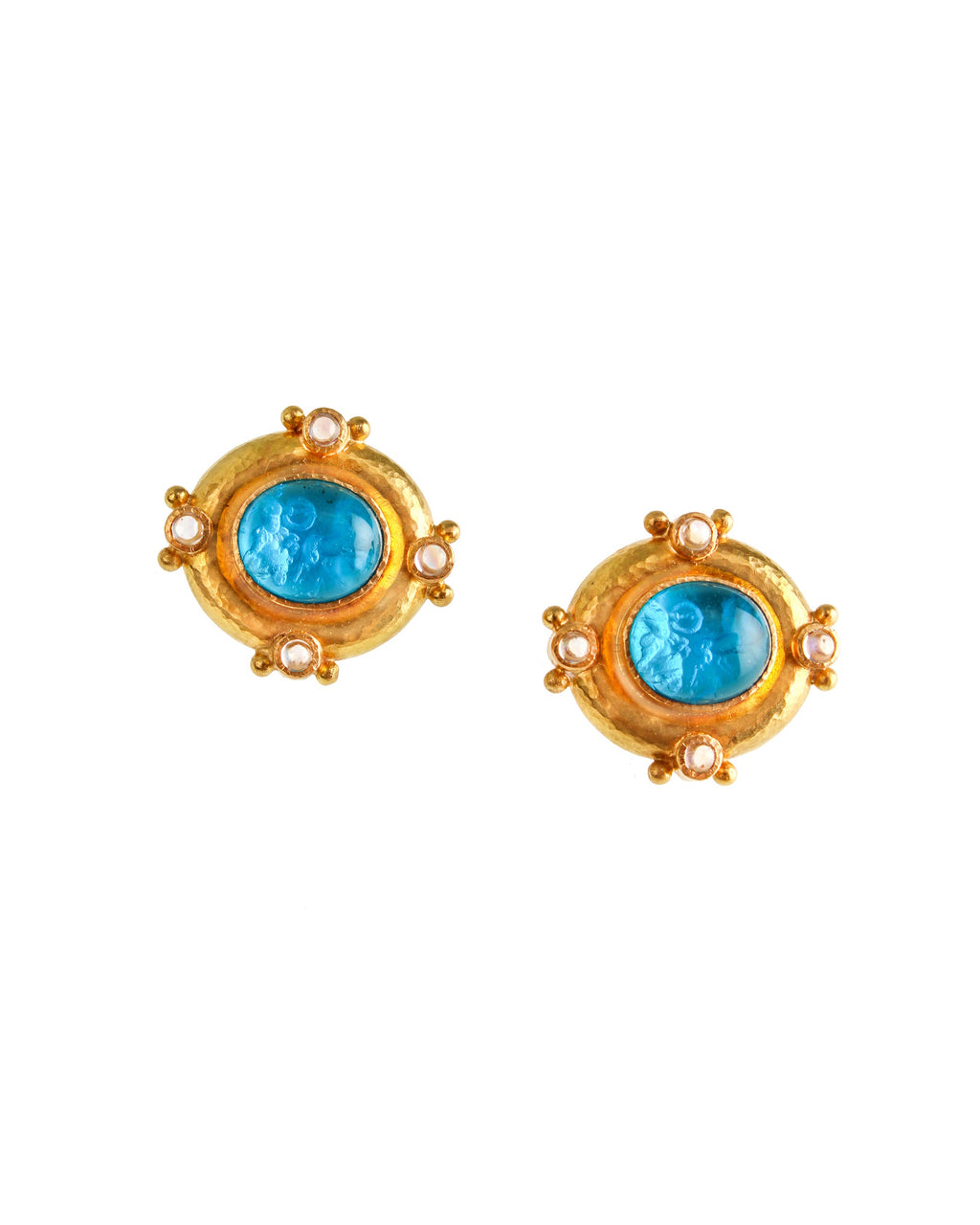 Swimming Pool 'Cab Quadriga' Earrings