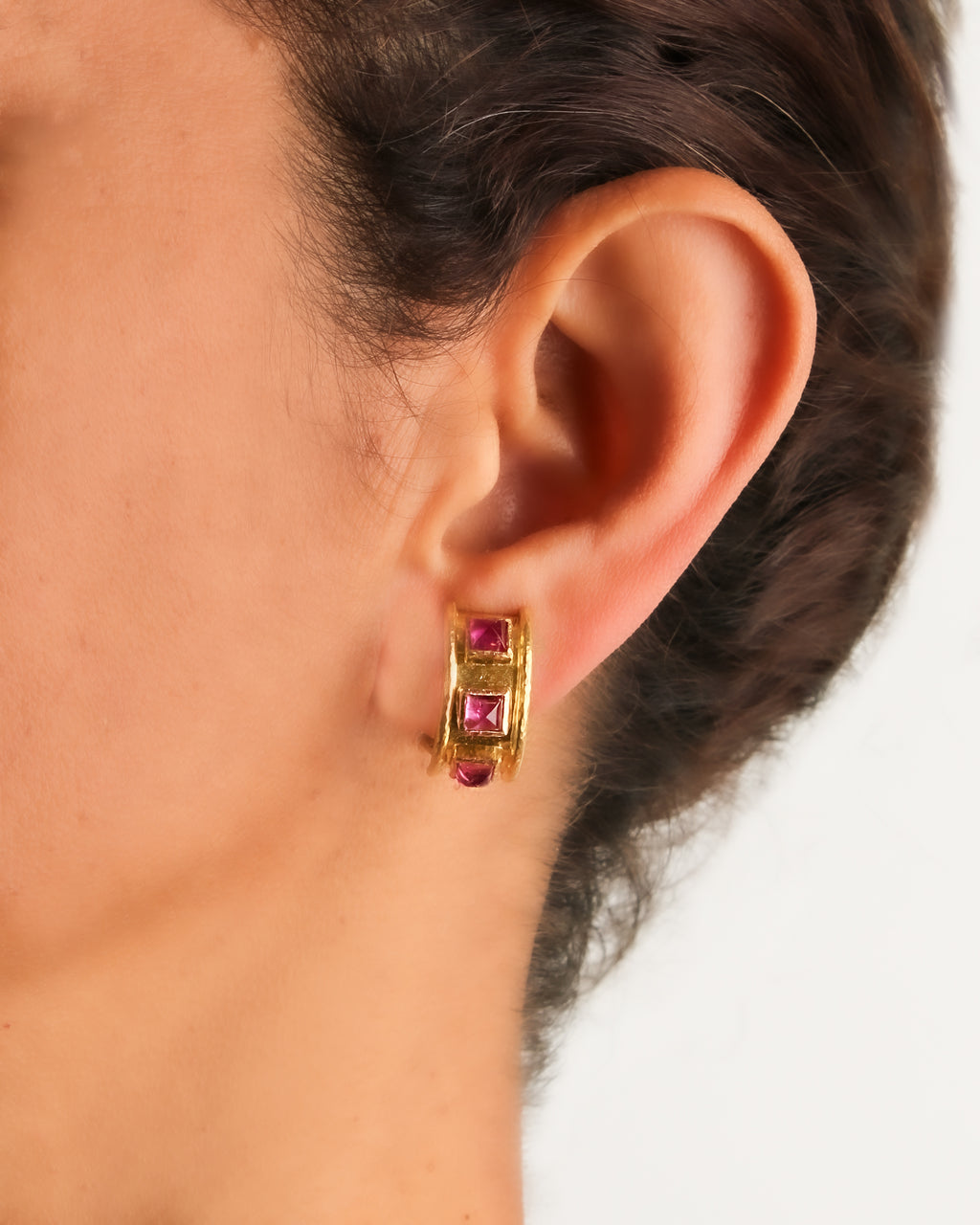 Pink Tourmaline Earrings