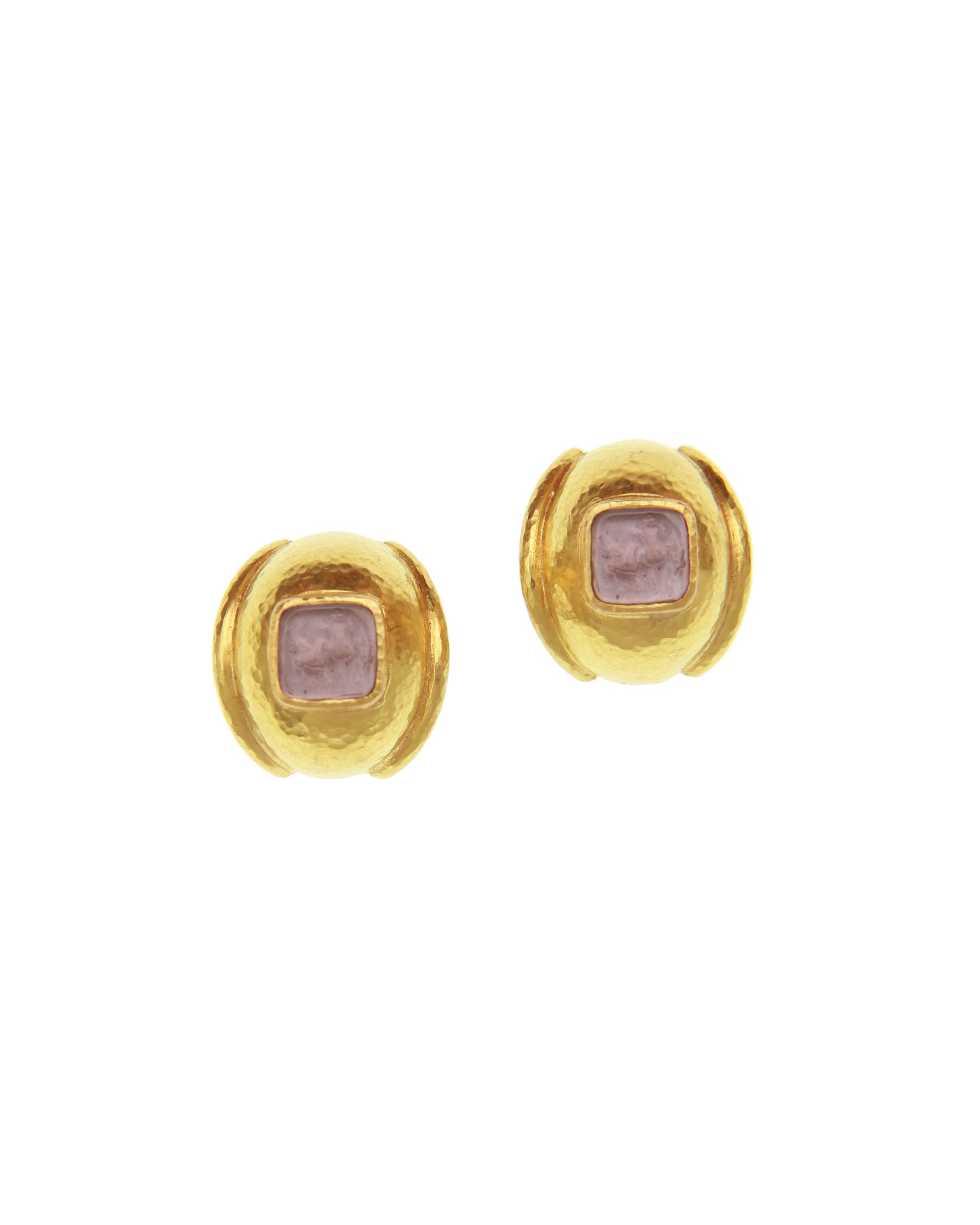 Mulberry 'Quadrato Antico' Puff Earrings