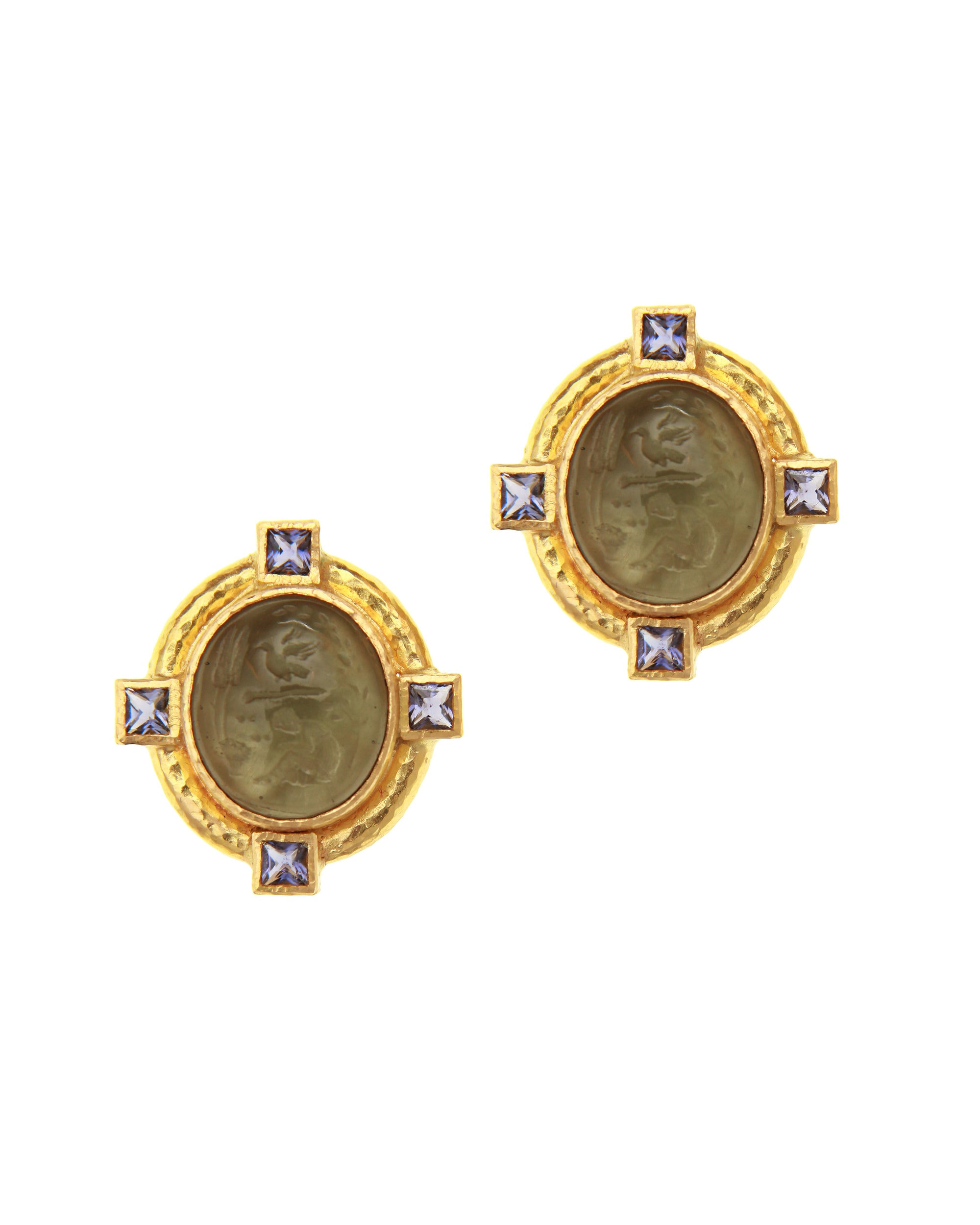 Smoke 'Cab Boy and Bird' Earrings