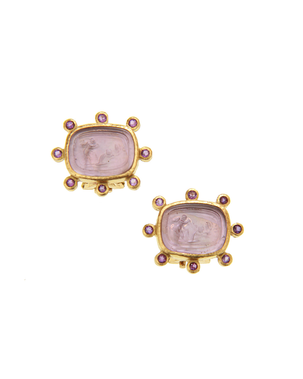 Mulberry 'Cherub with Two Butterflies' Earrings