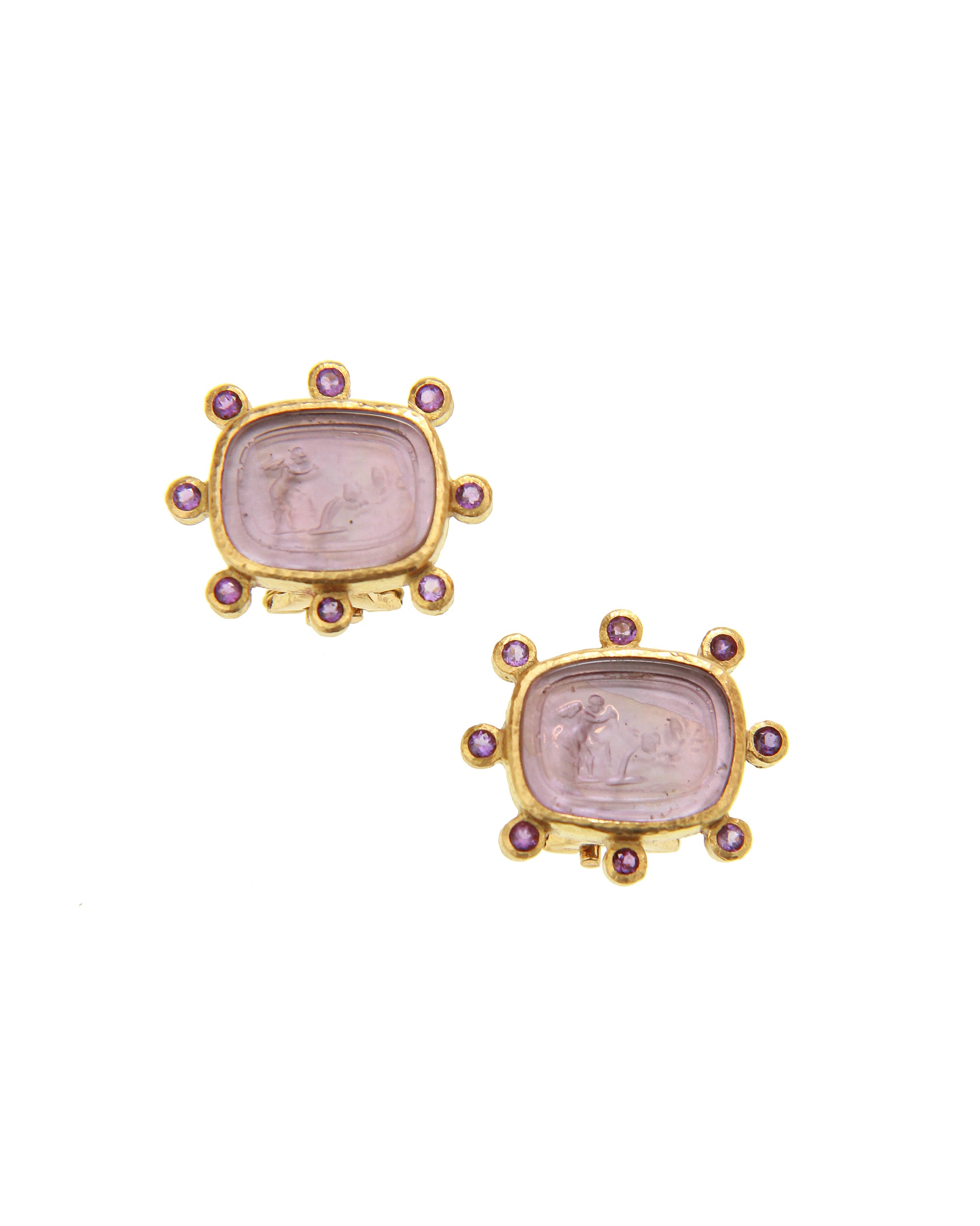 Mulberry 'Cherub with Two Butterflies' Earrings