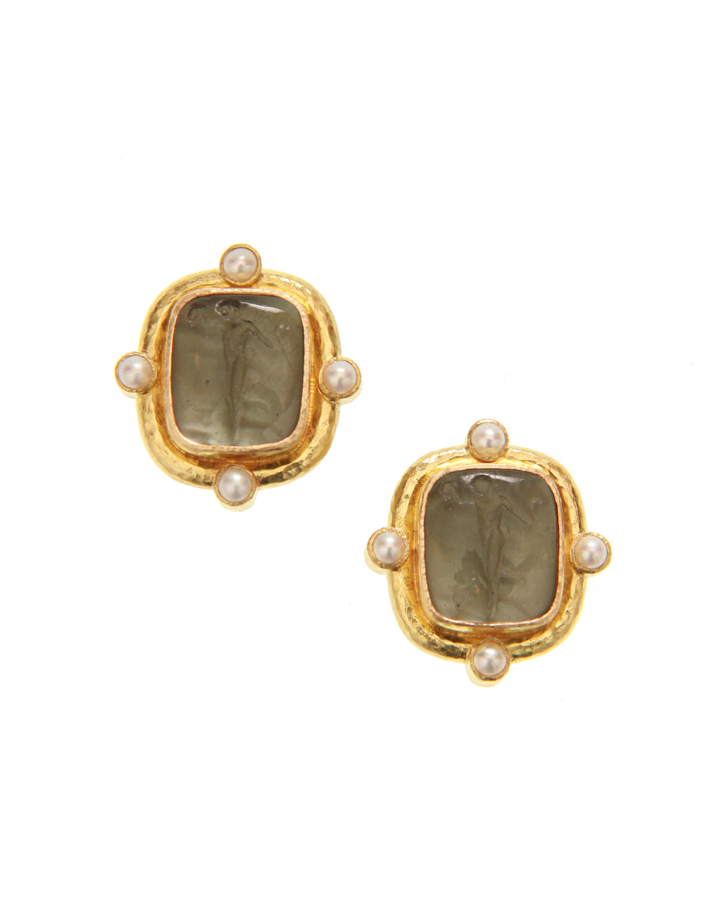 Smoke 'Greek Muse' earrings