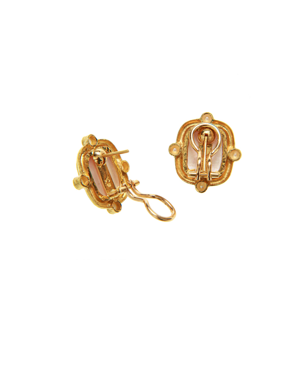 Peacock 'Greek Muse' earrings