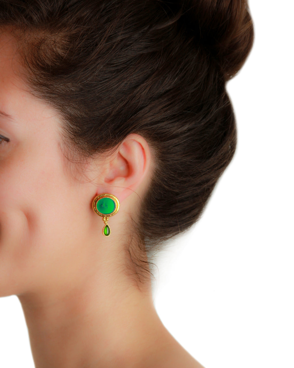 Crystal 'Hypocanthus' Drop Earring