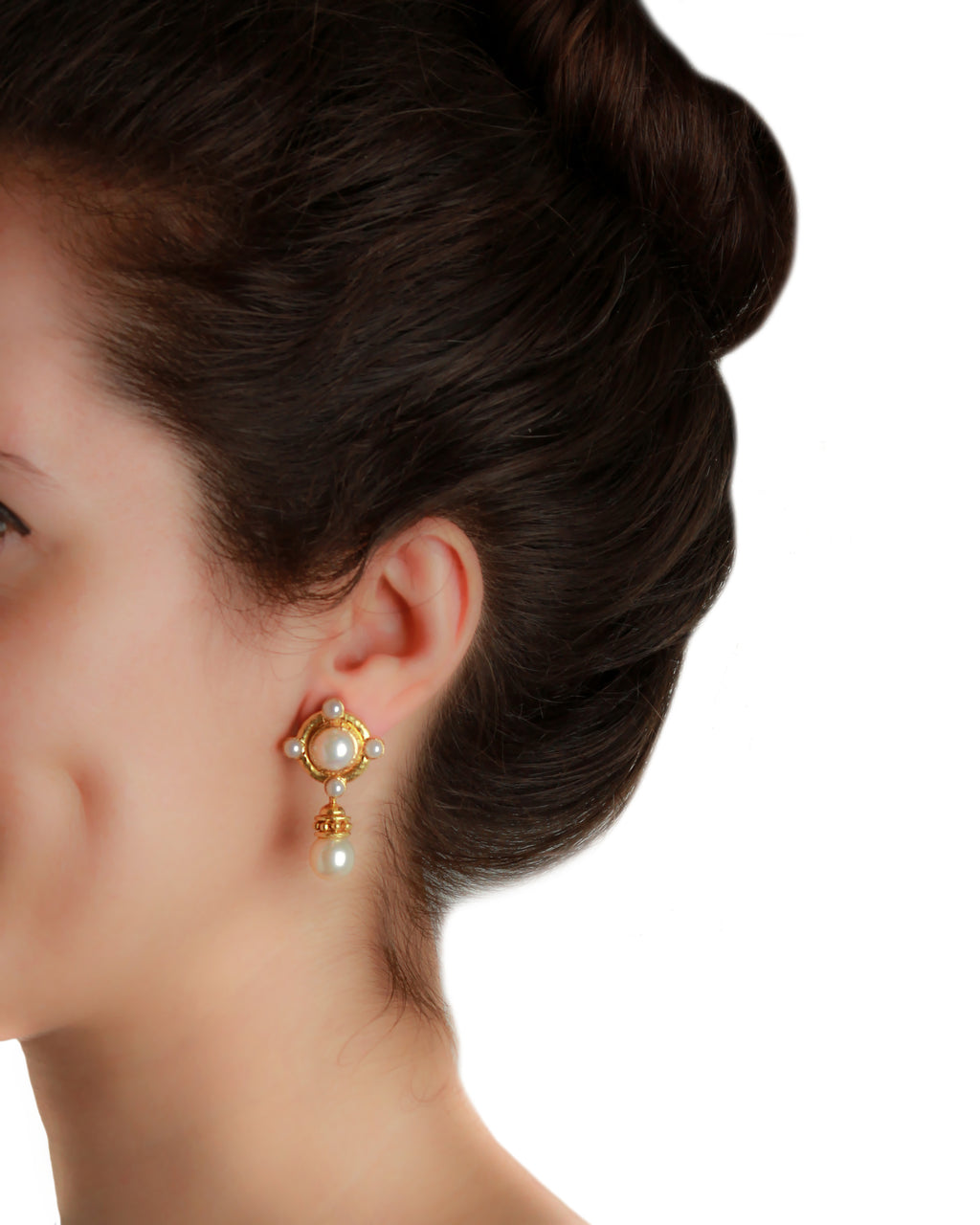 Mabe Pearl Drop Earring