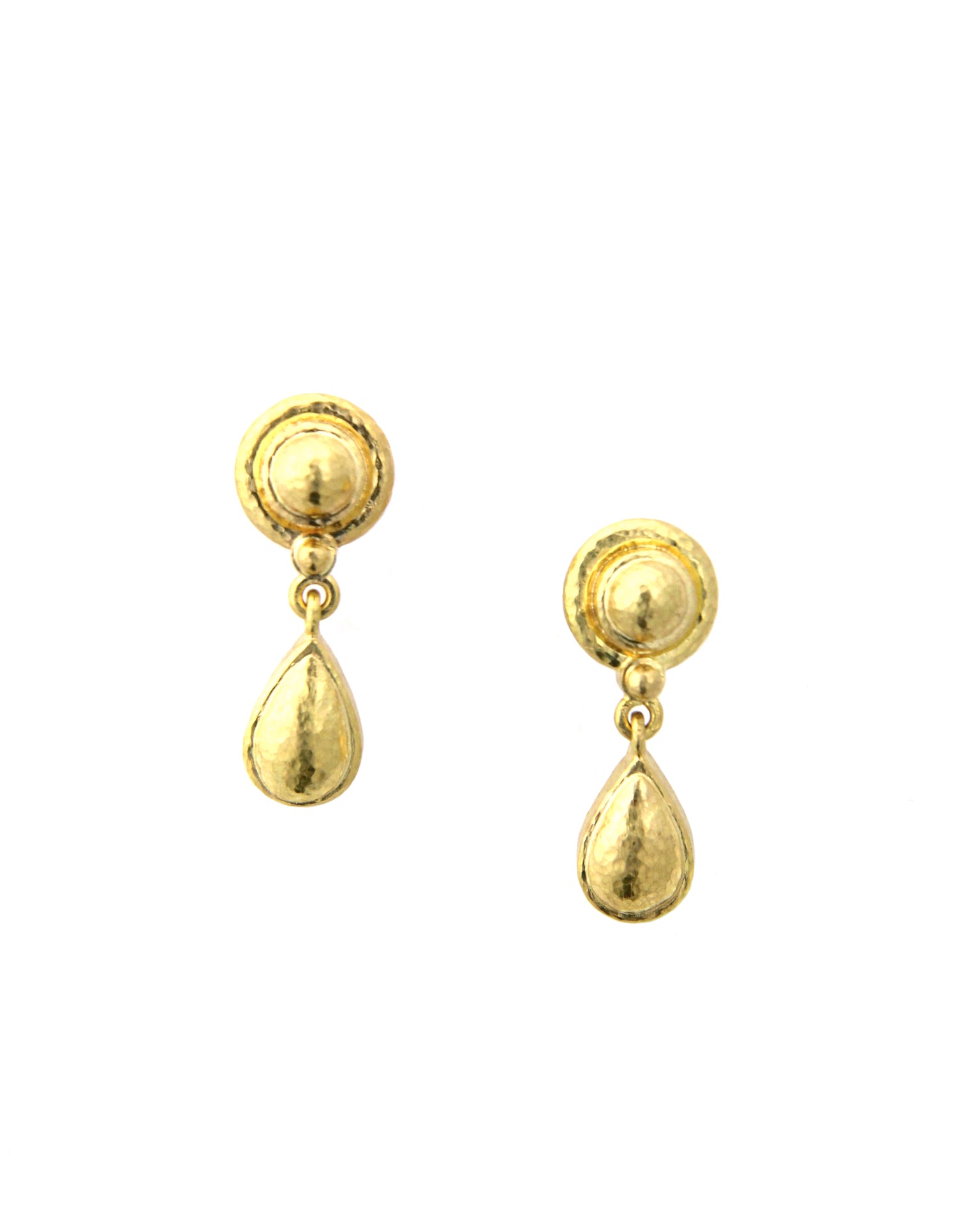 Gold Drop Stud Earring