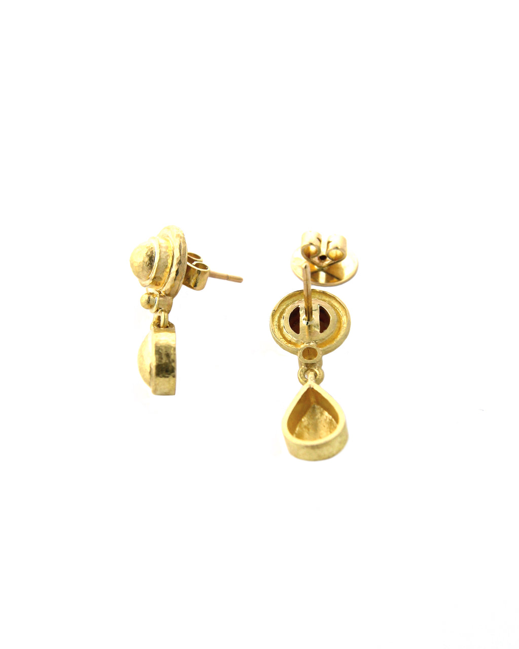 Gold Drop Stud Earring