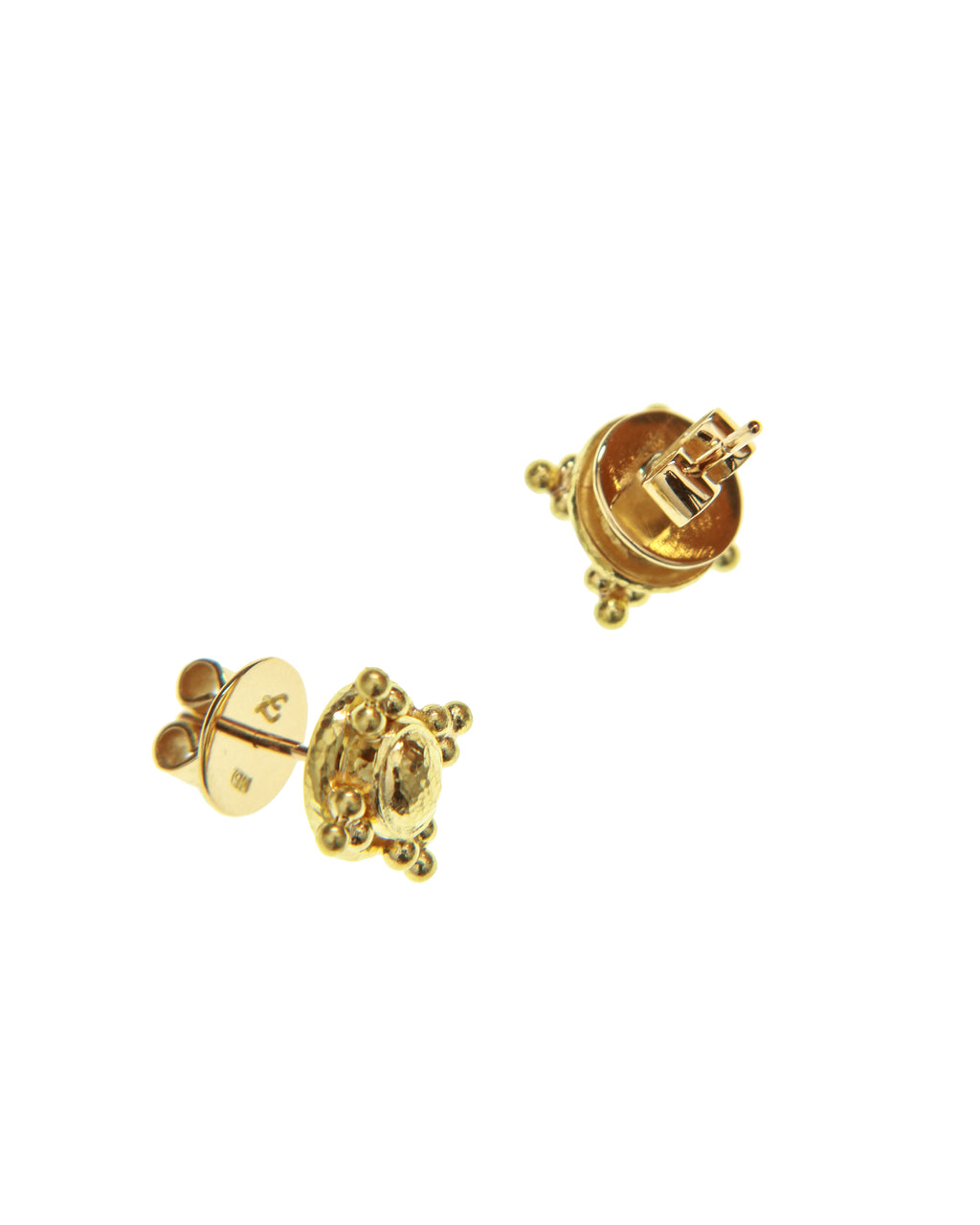 Gold Triad Stud Earring