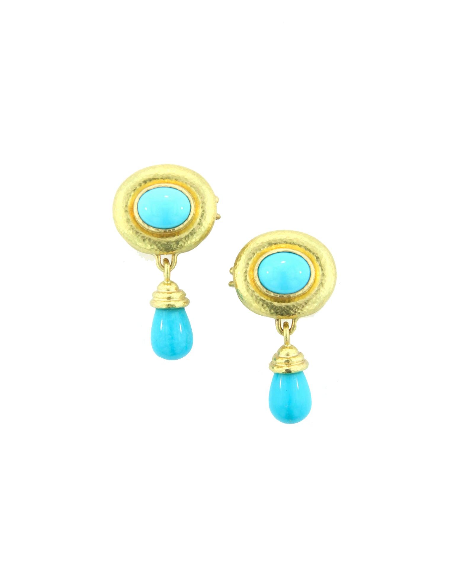 Sleeping Beauty Turquoise Drop Earrings