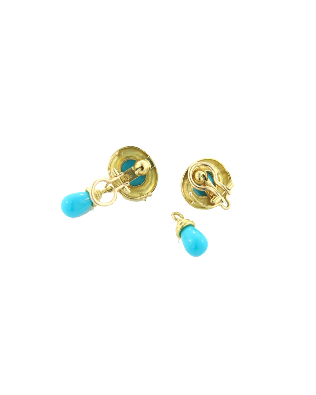 Sleeping Beauty Turquoise Drop Earrings
