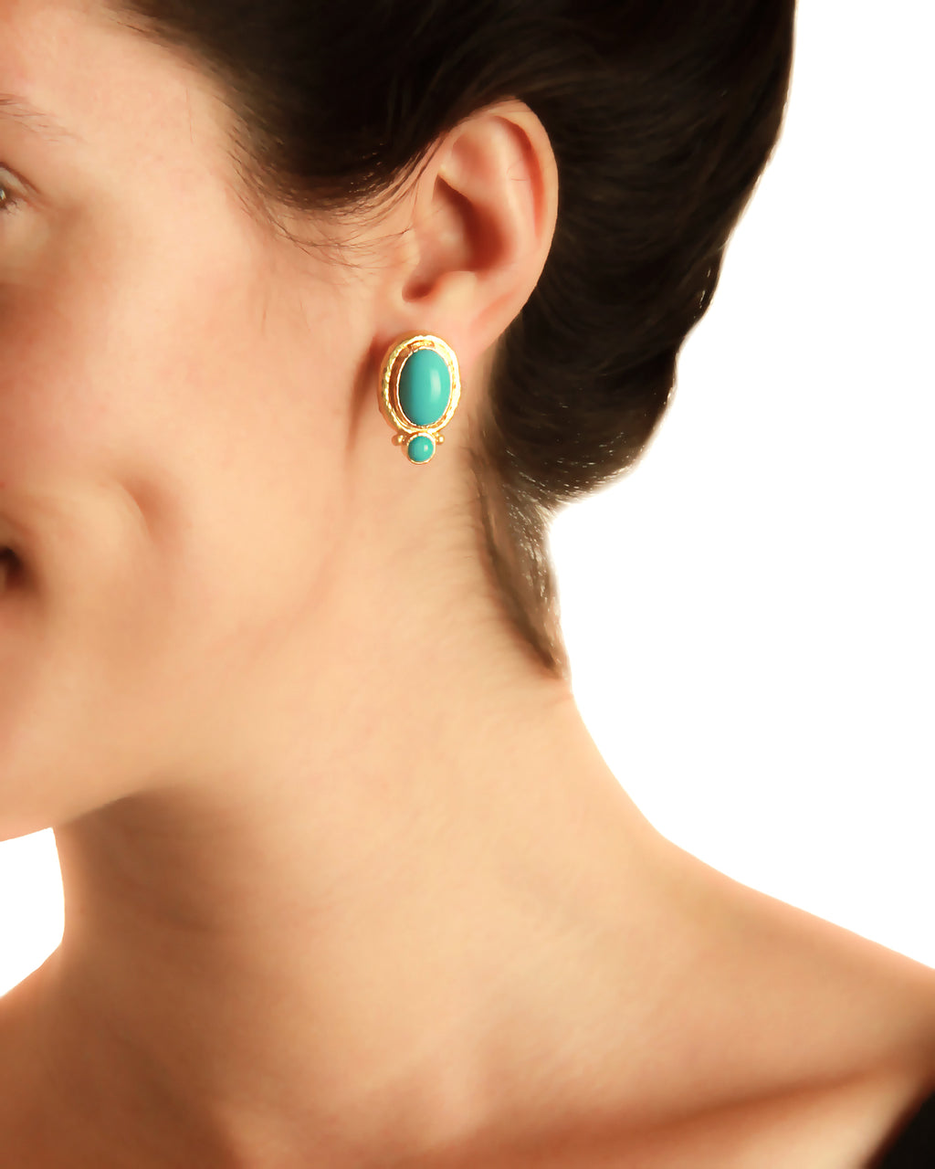 Sleeping Beauty Turquoise Earrings