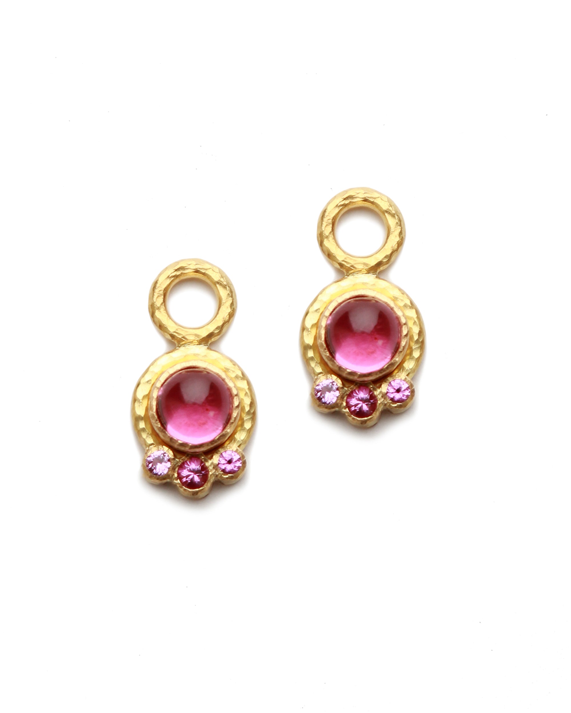 Pink Tourmaline Earring Charms