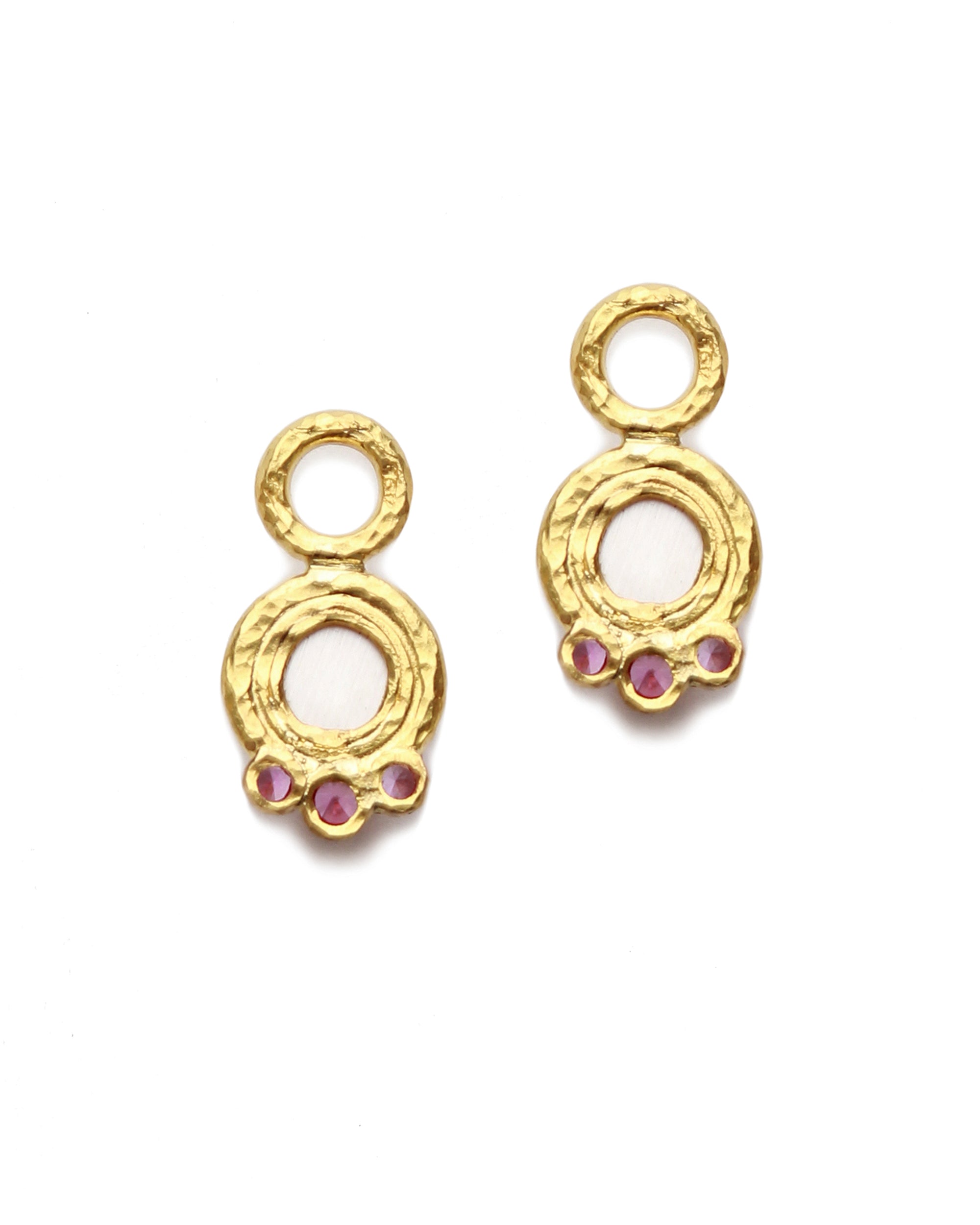 Pink Tourmaline Earring Charms