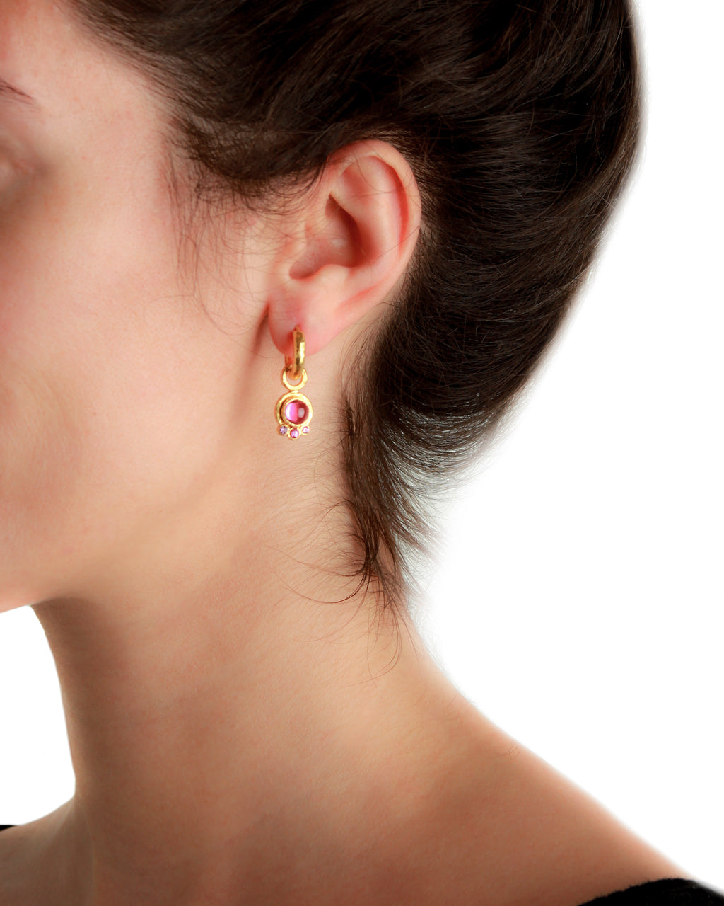 Pink Tourmaline Earring Charms