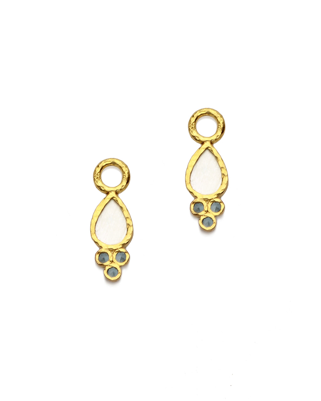 Aquamarine Earring Charms