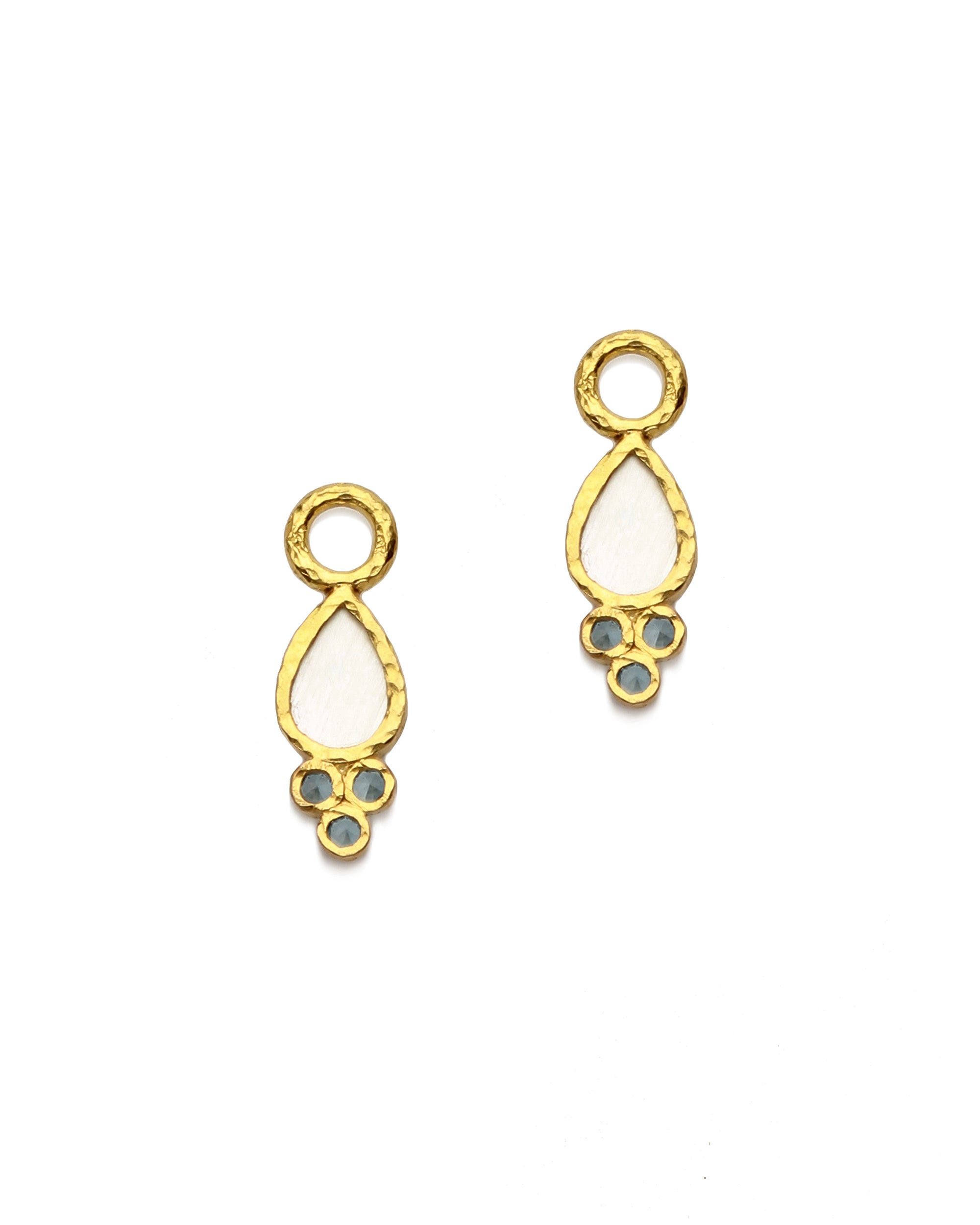 Aquamarine Earring Charms