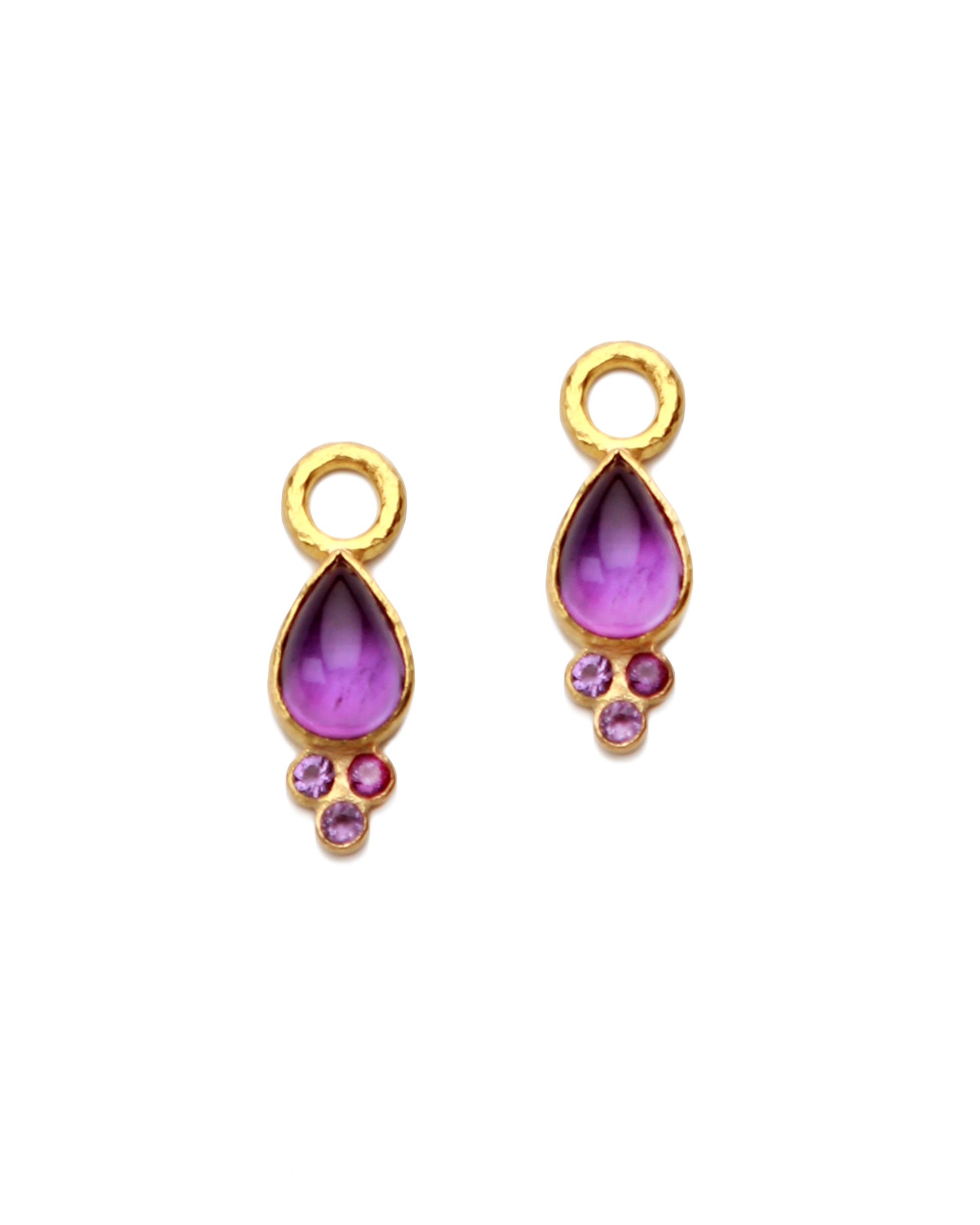 Amethyst Earring Charms