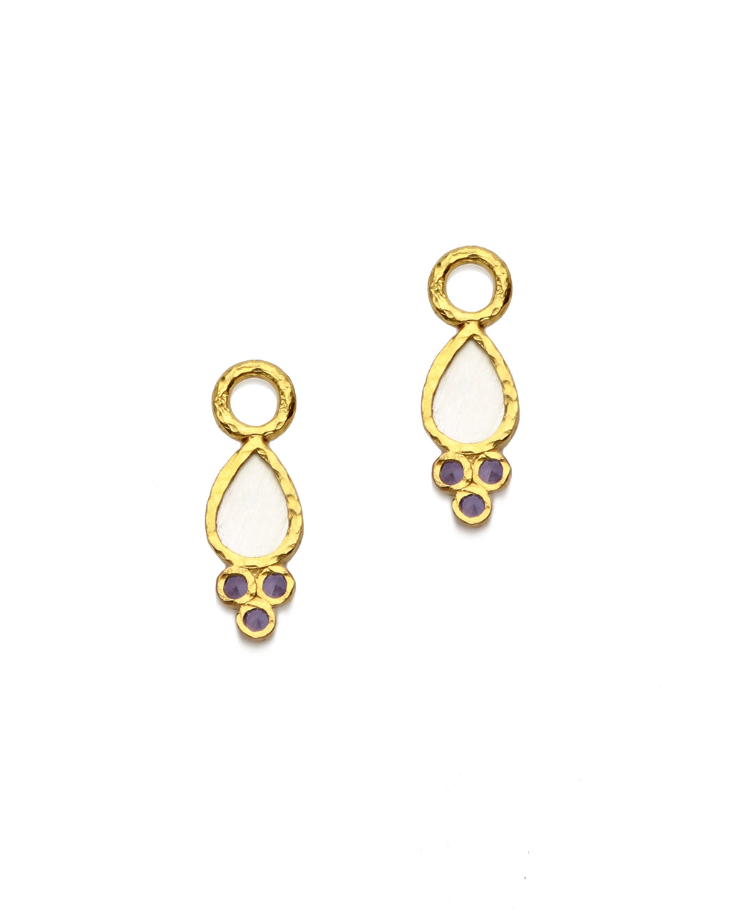 Amethyst Earring Charms