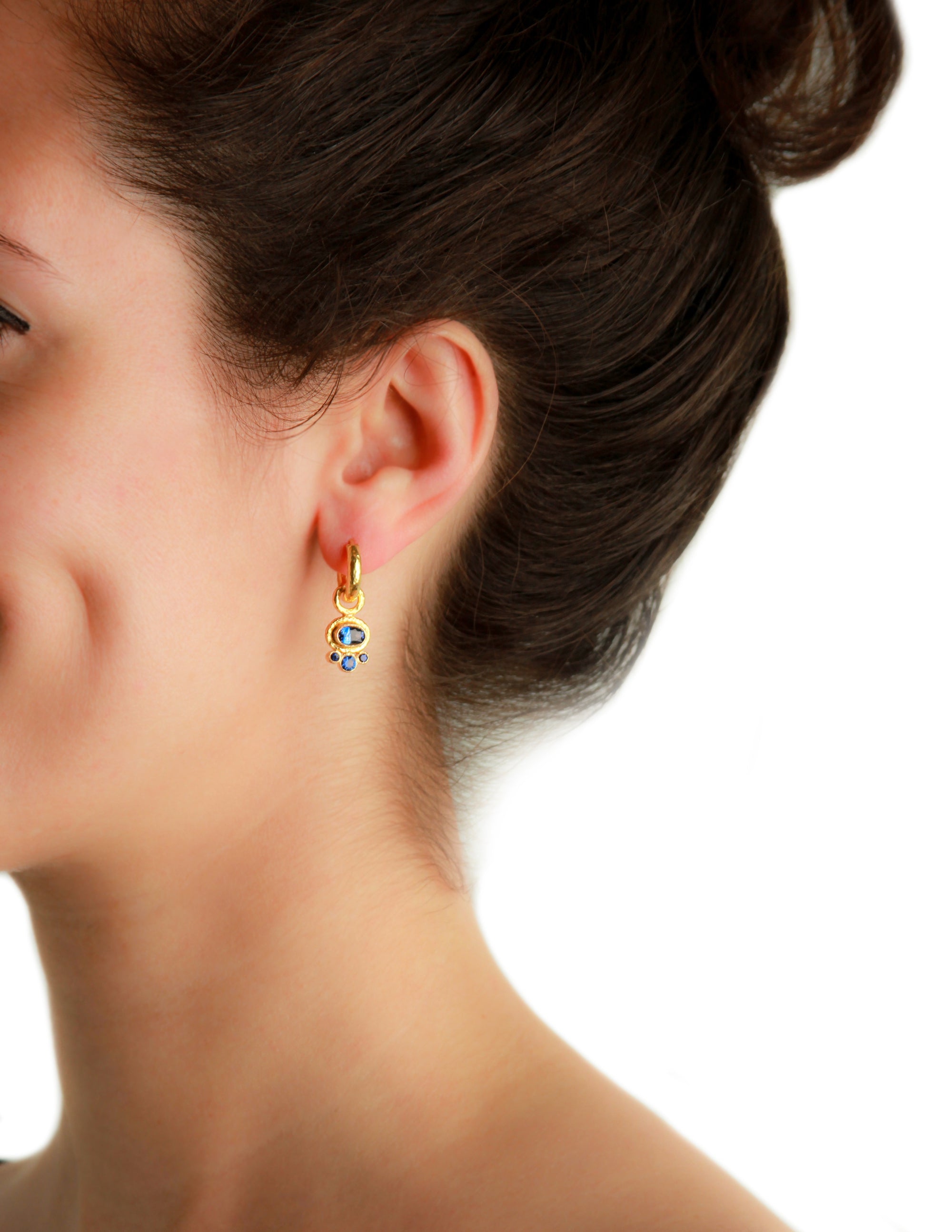 Blue Sapphire Earring Charms