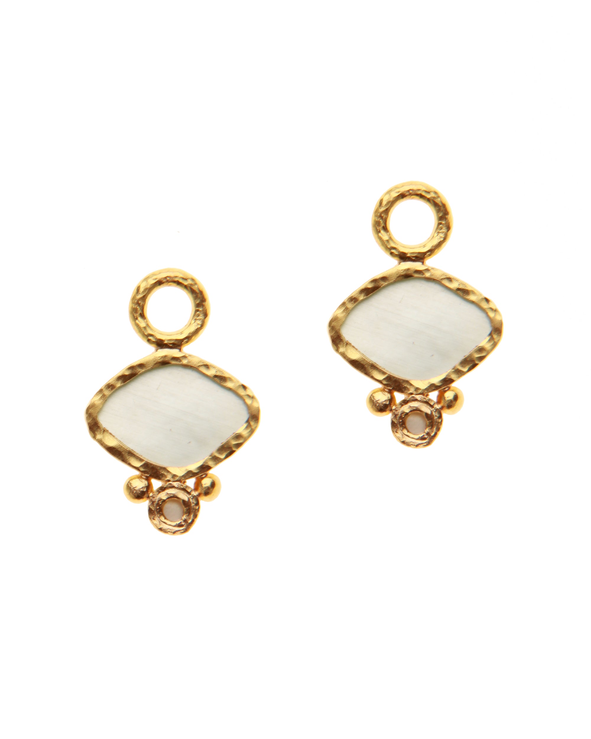 Pink 'Rombo' Earring Charms