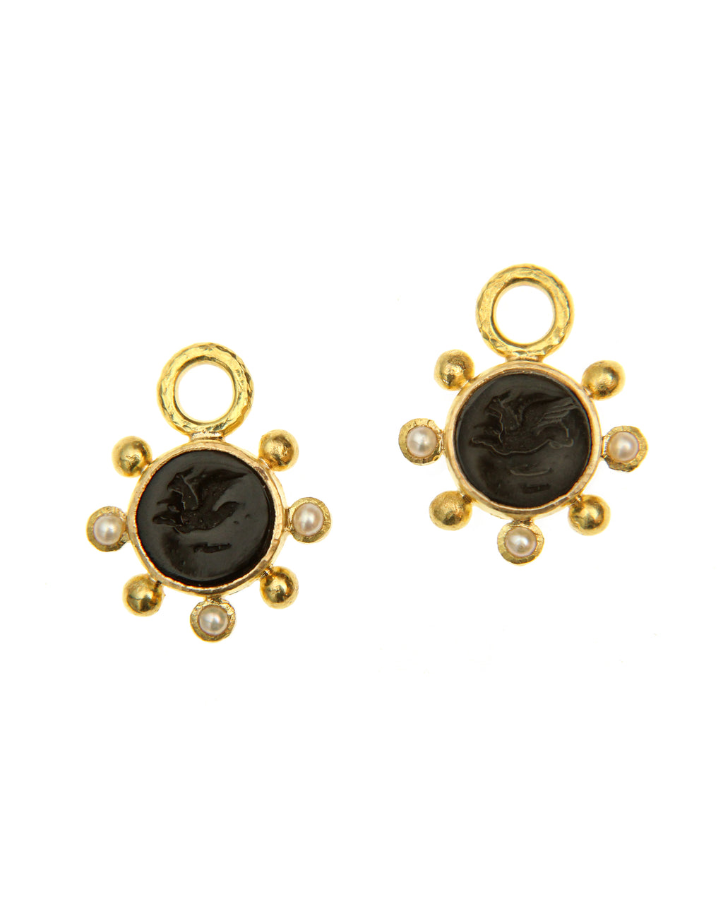 Black 'Tiny Griffin' Earring Charm