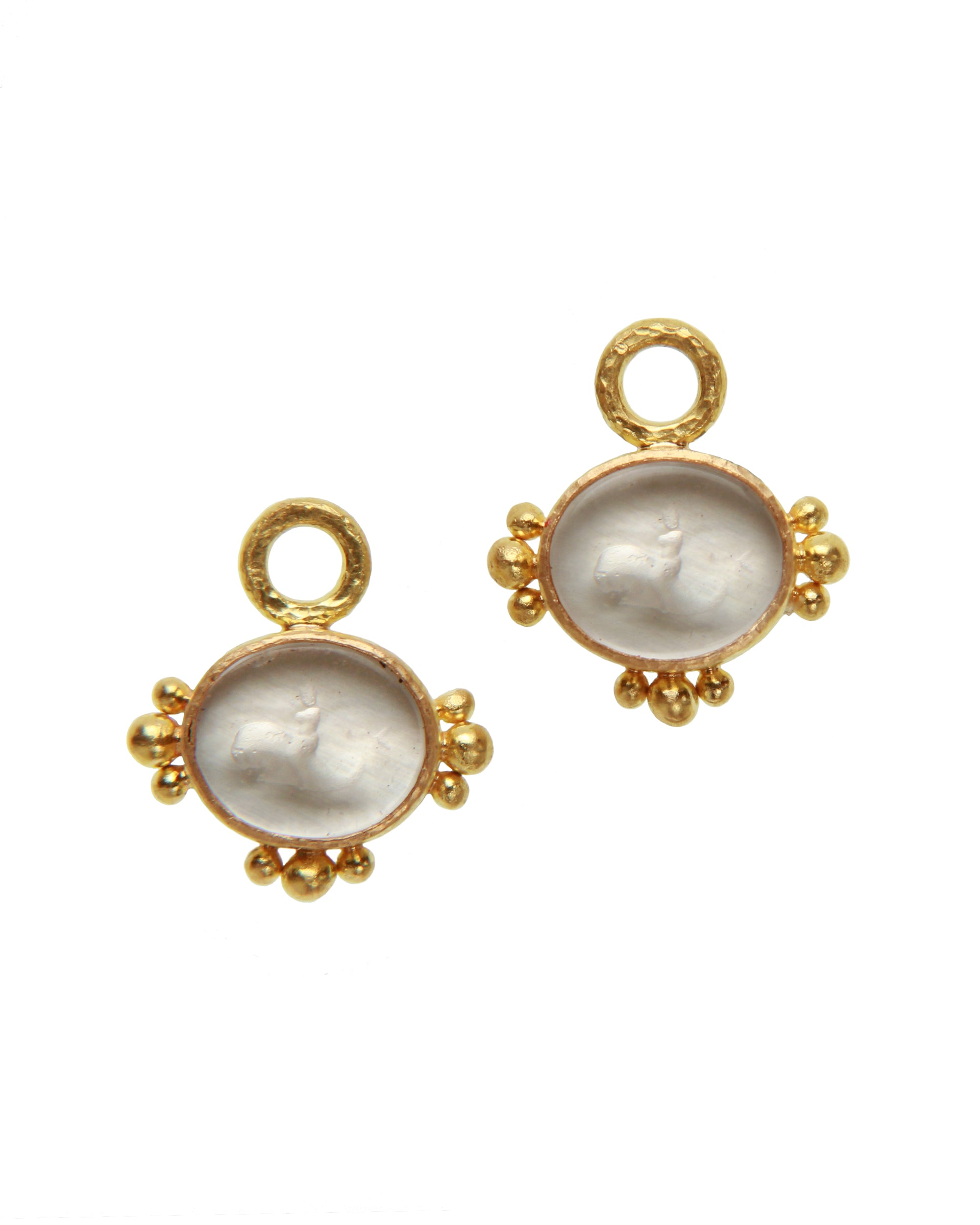 Crystal 'Dolphin' Earring Charms