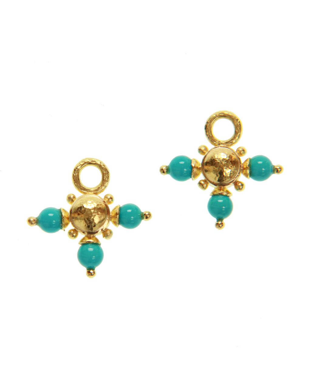 Sleeping Beauty Turquoise Earring Charms