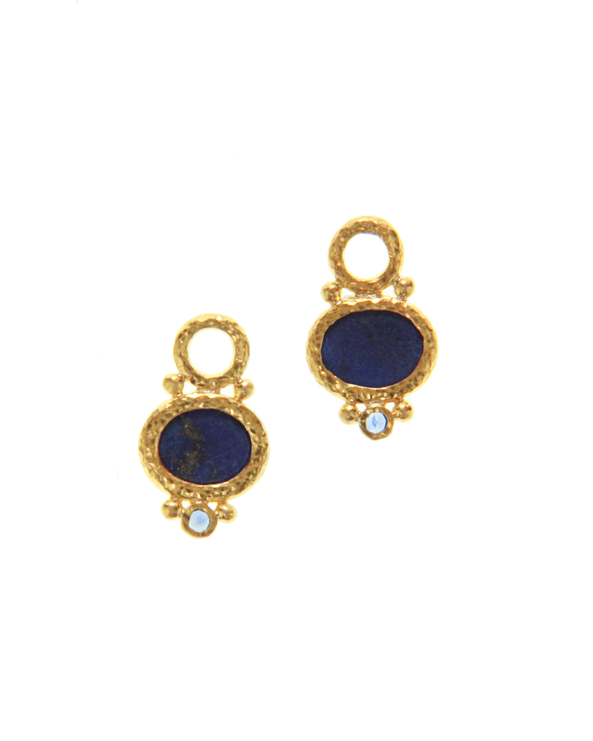 Lapis and Blue Sapphire Earring Charms