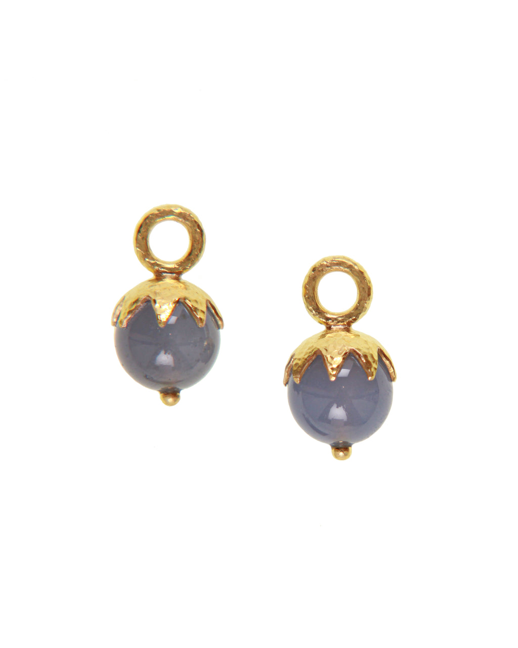 Blue Chalcedony Earring Charms
