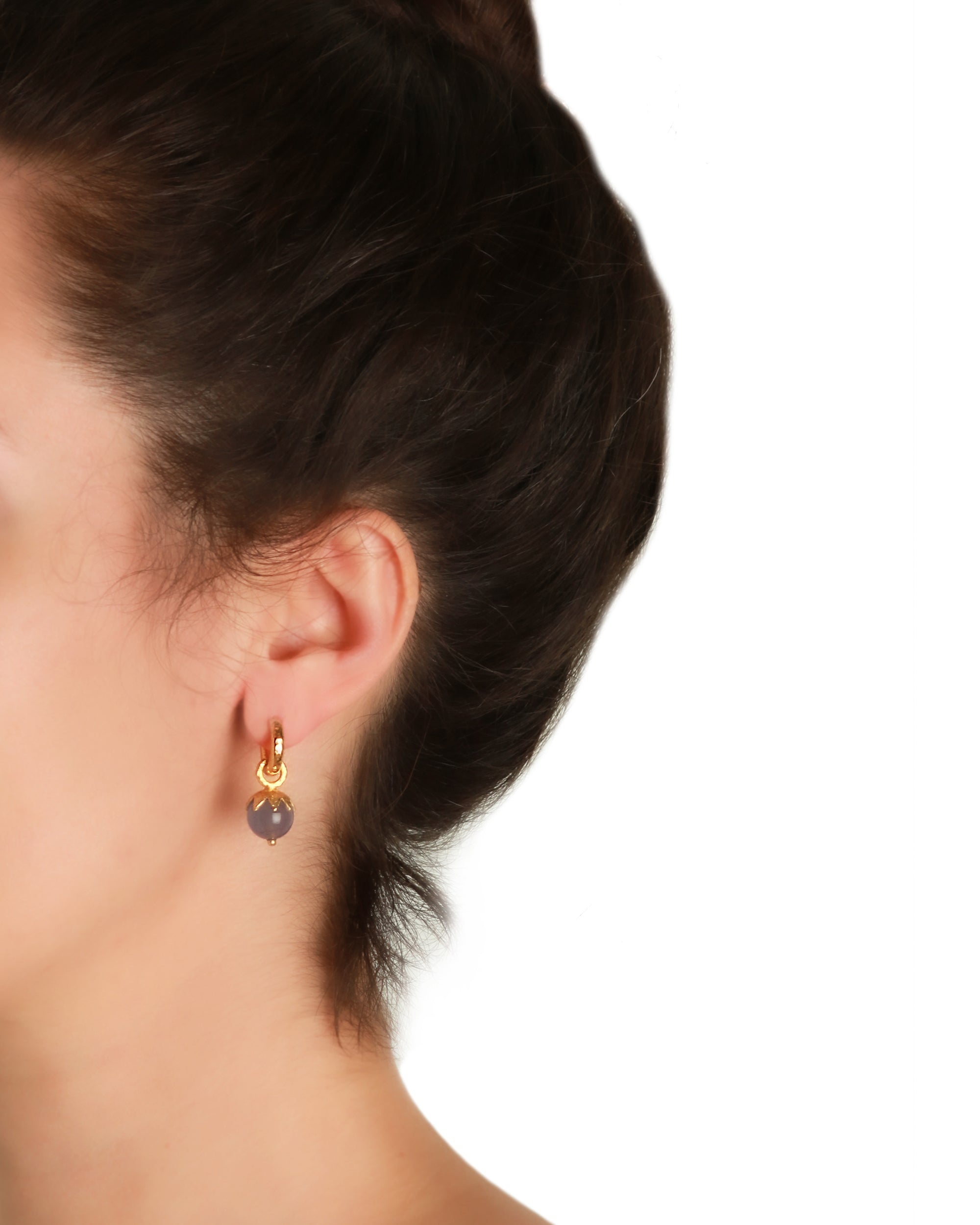 Blue Chalcedony Earring Charms