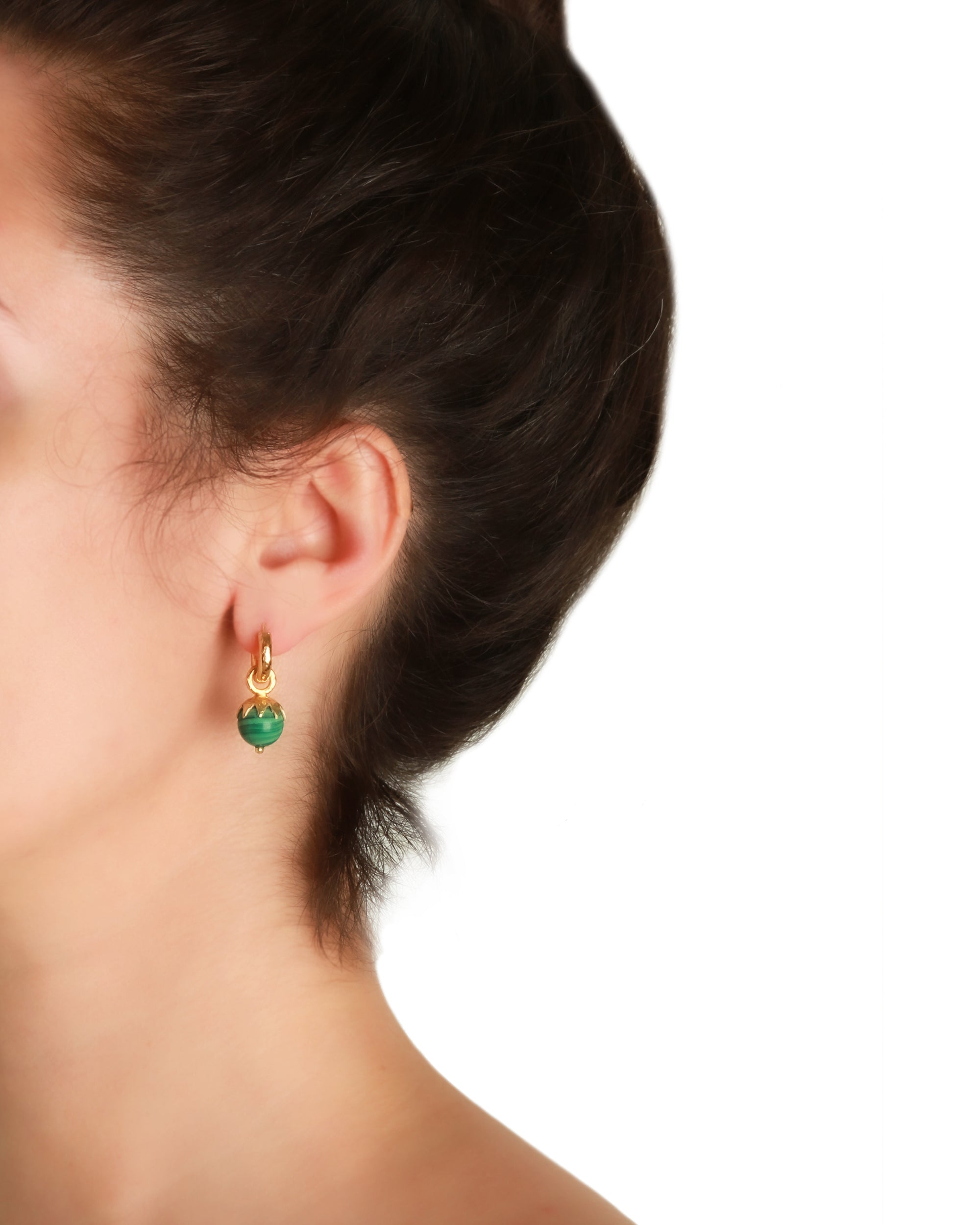 Malachite Earring Charms