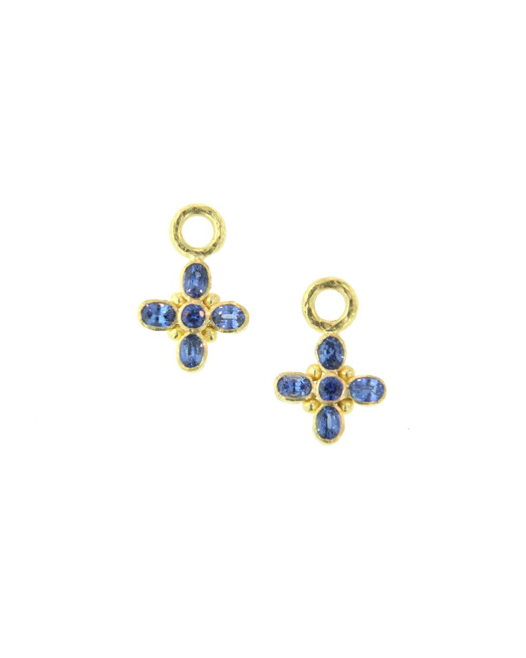 Blue Sapphire 'Iris' Earring Charms