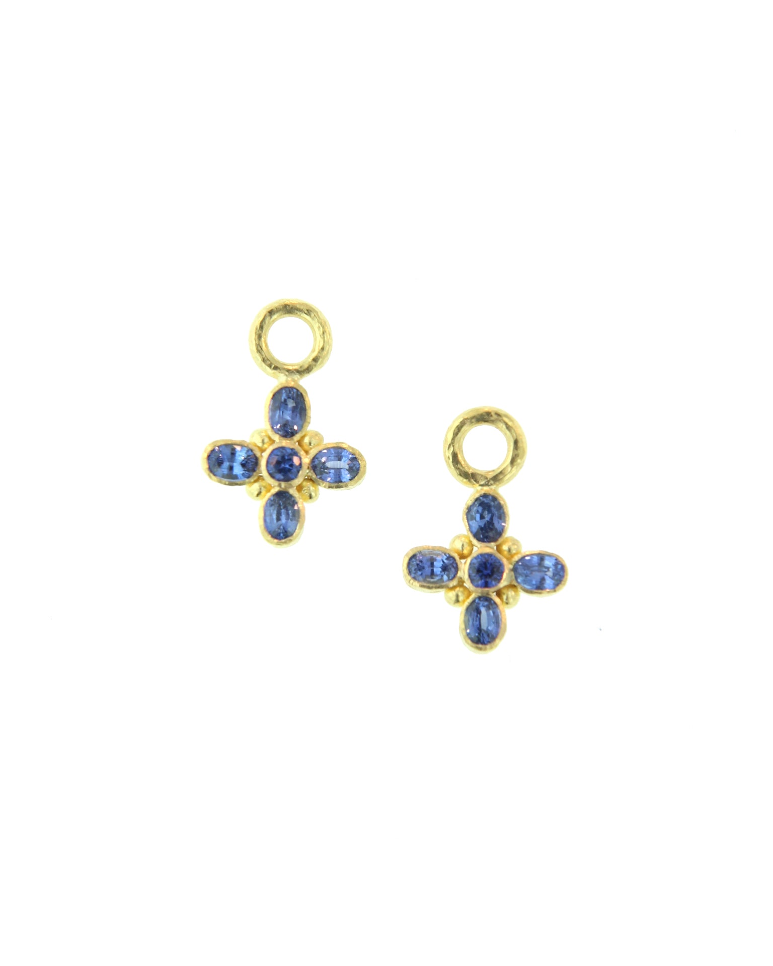 Blue Sapphire 'Iris' Earring Charms