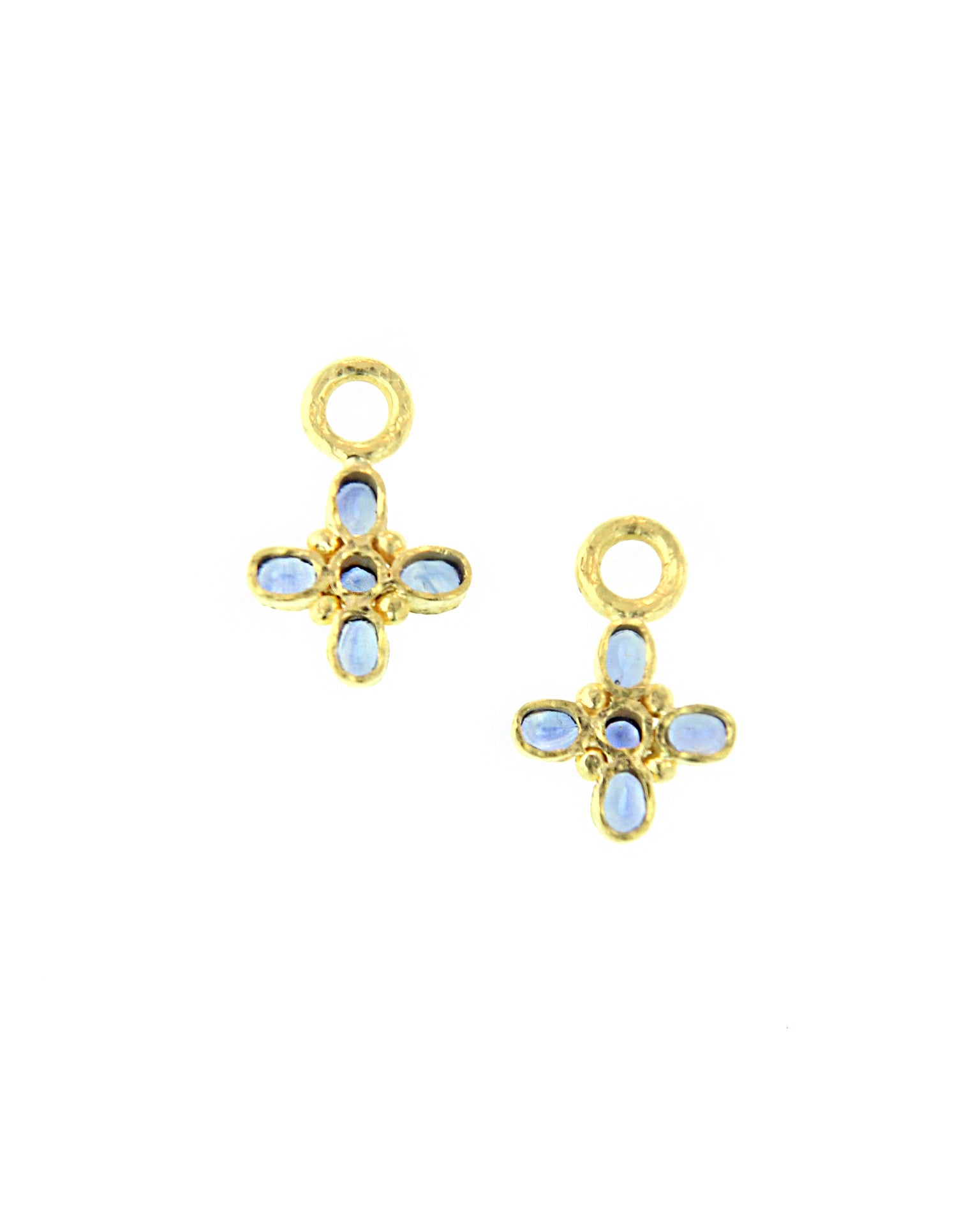 Blue Sapphire 'Iris' Earring Charms