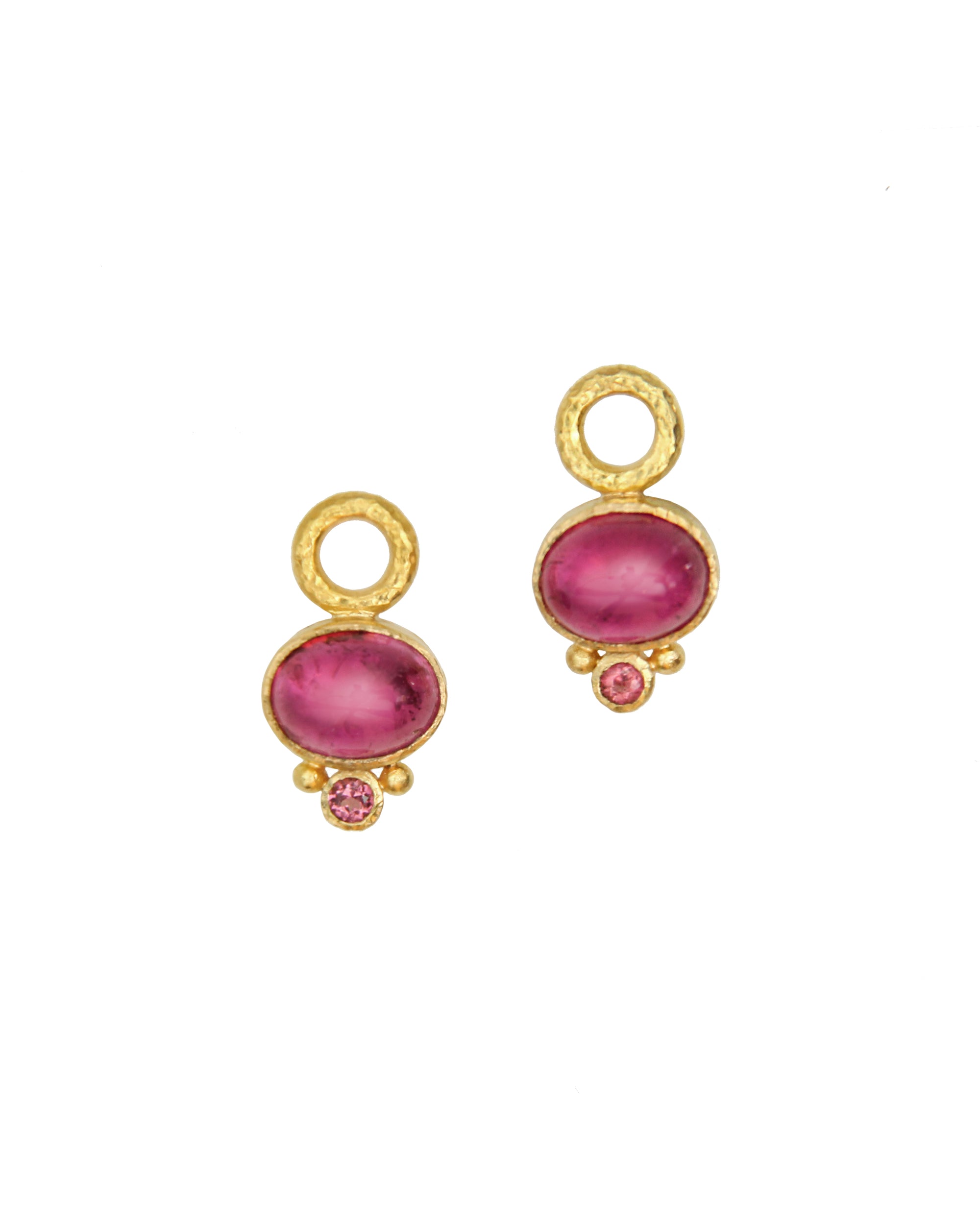 Pink Tourmaline Earring Charms