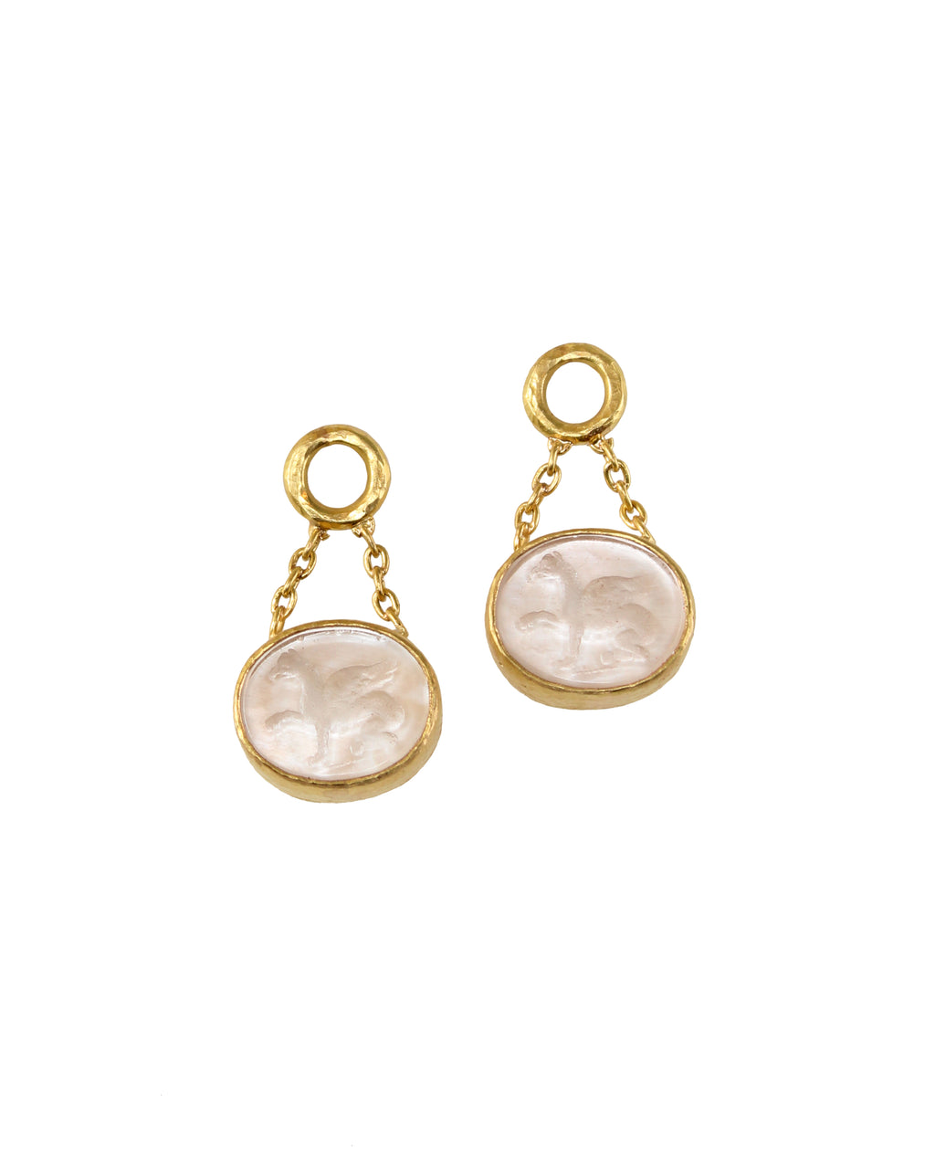 Crystal Venetian Glass 'Grifo' Earring Charms