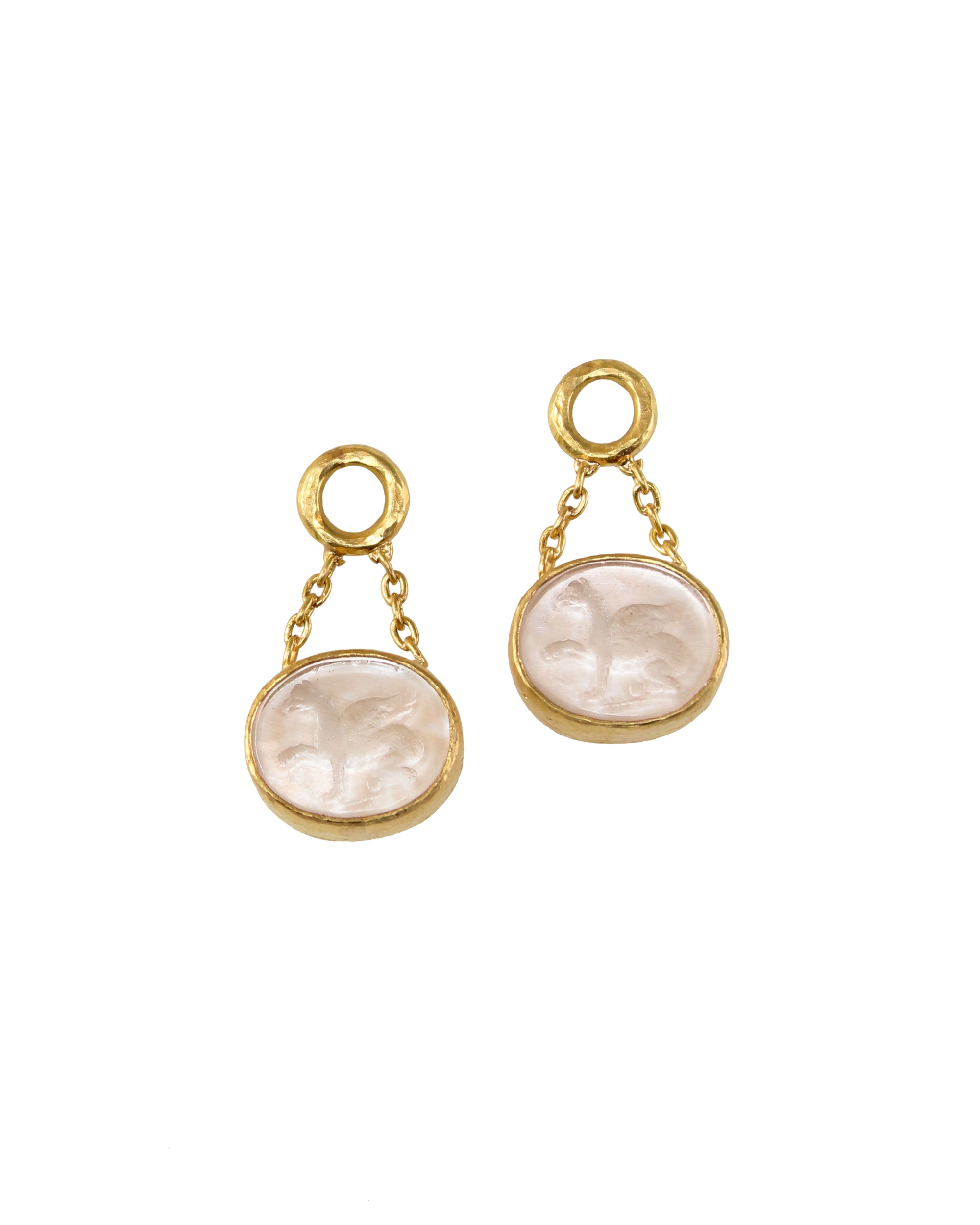 Crystal Venetian Glass 'Grifo' Earring Charms
