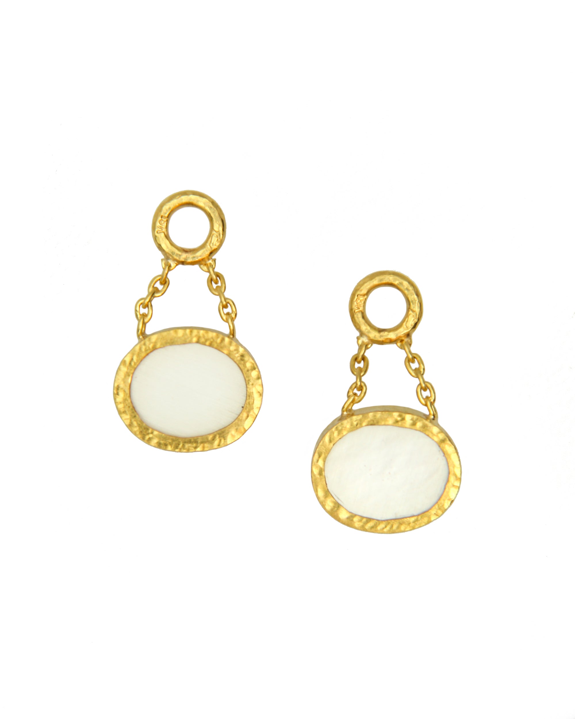 Amber Venetian Glass 'Grifo' Earring Charms
