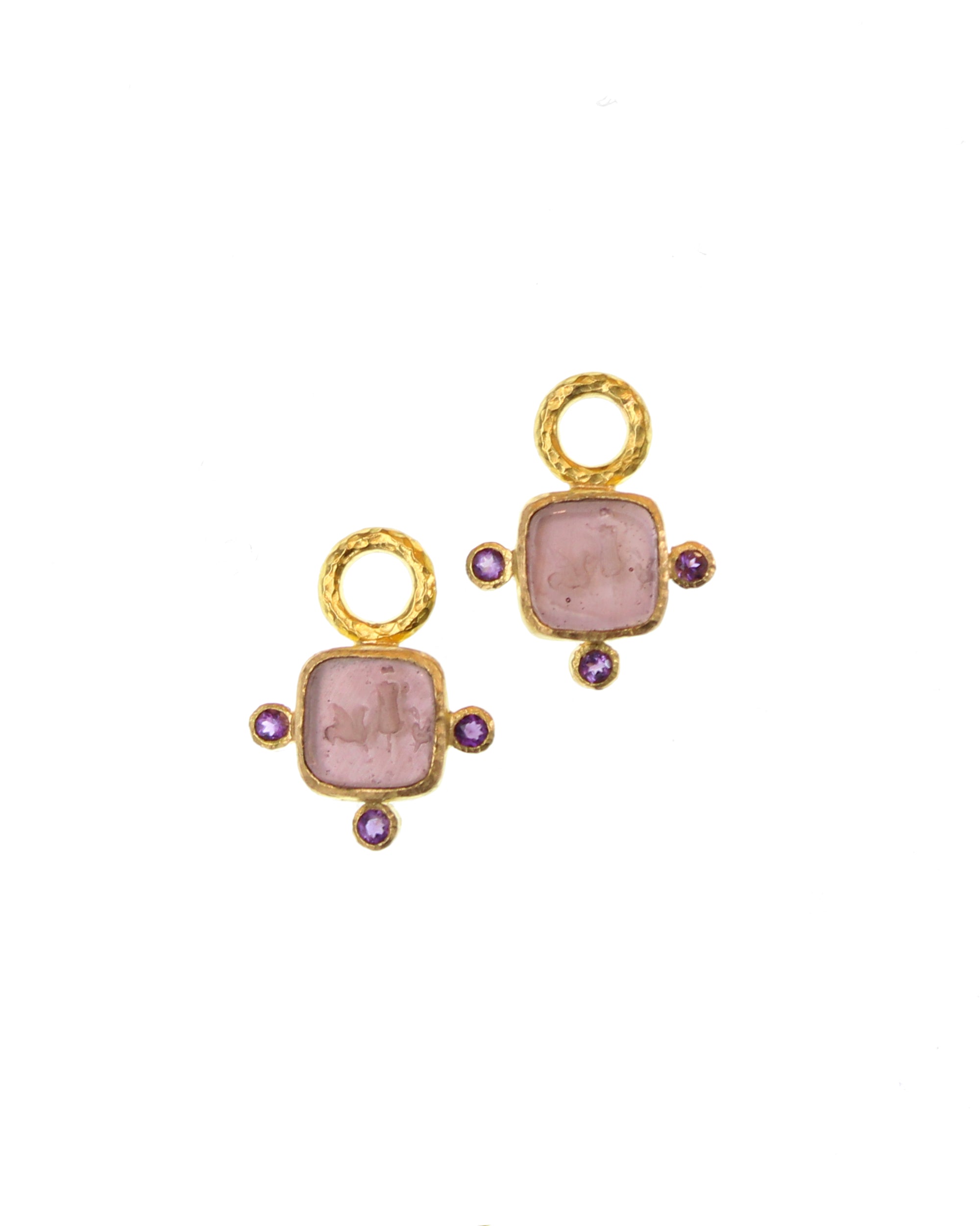 Mulberry 'Quadrato Antico' Earring Charms