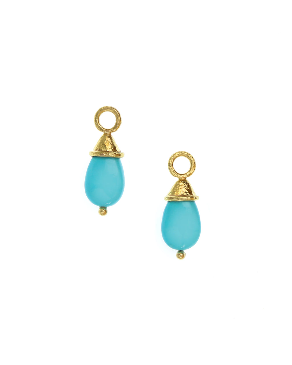 Sleeping Beauty Turquoise Earring Charms