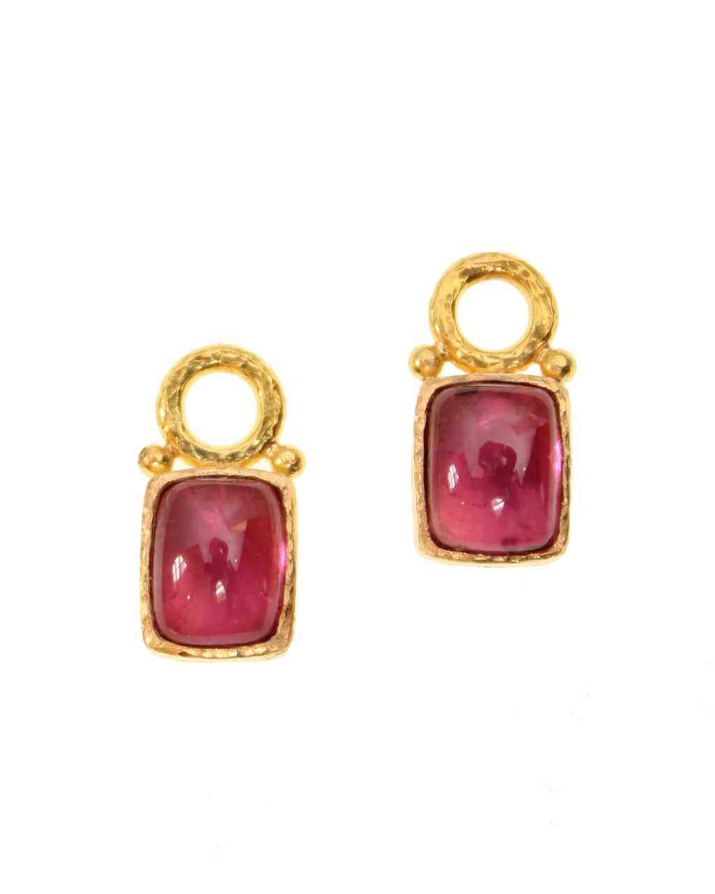 Pink Tourmaline Earring Charms