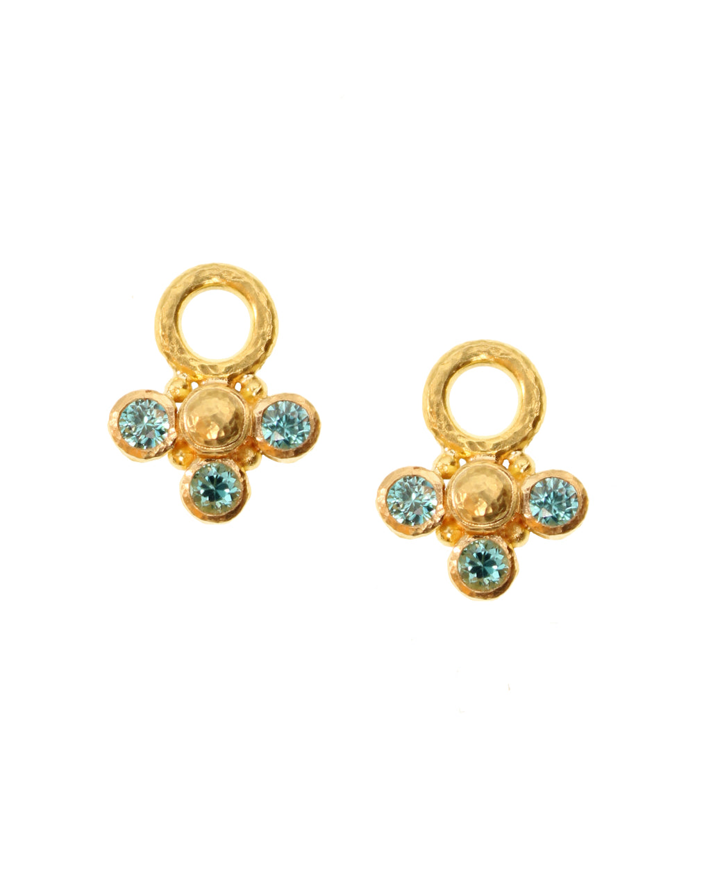 Blue Zircon Earring Charms