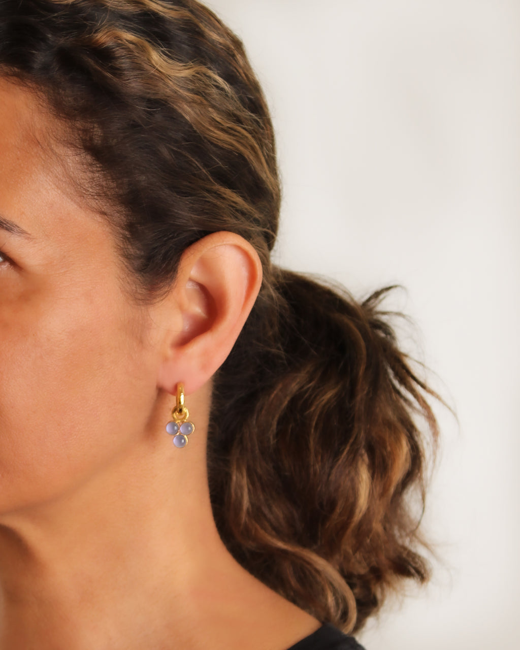 Cabochon Citrine Earring Charms