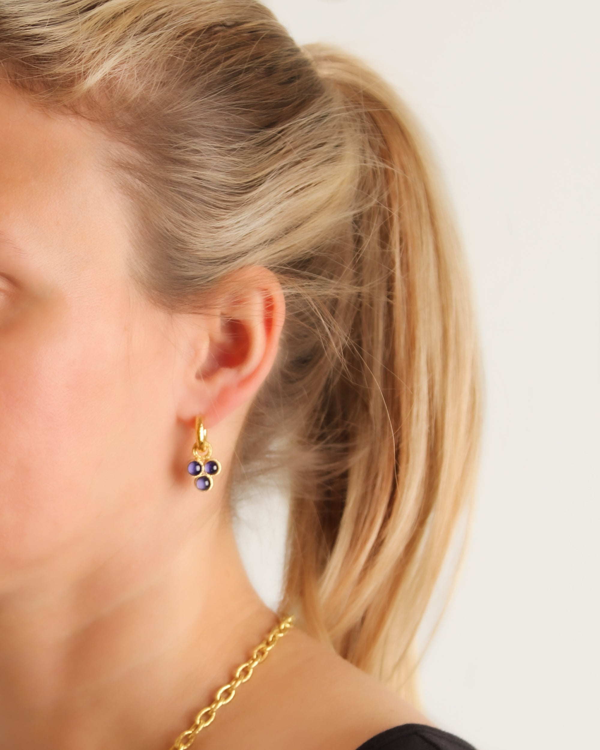 Iolite Earring Charms